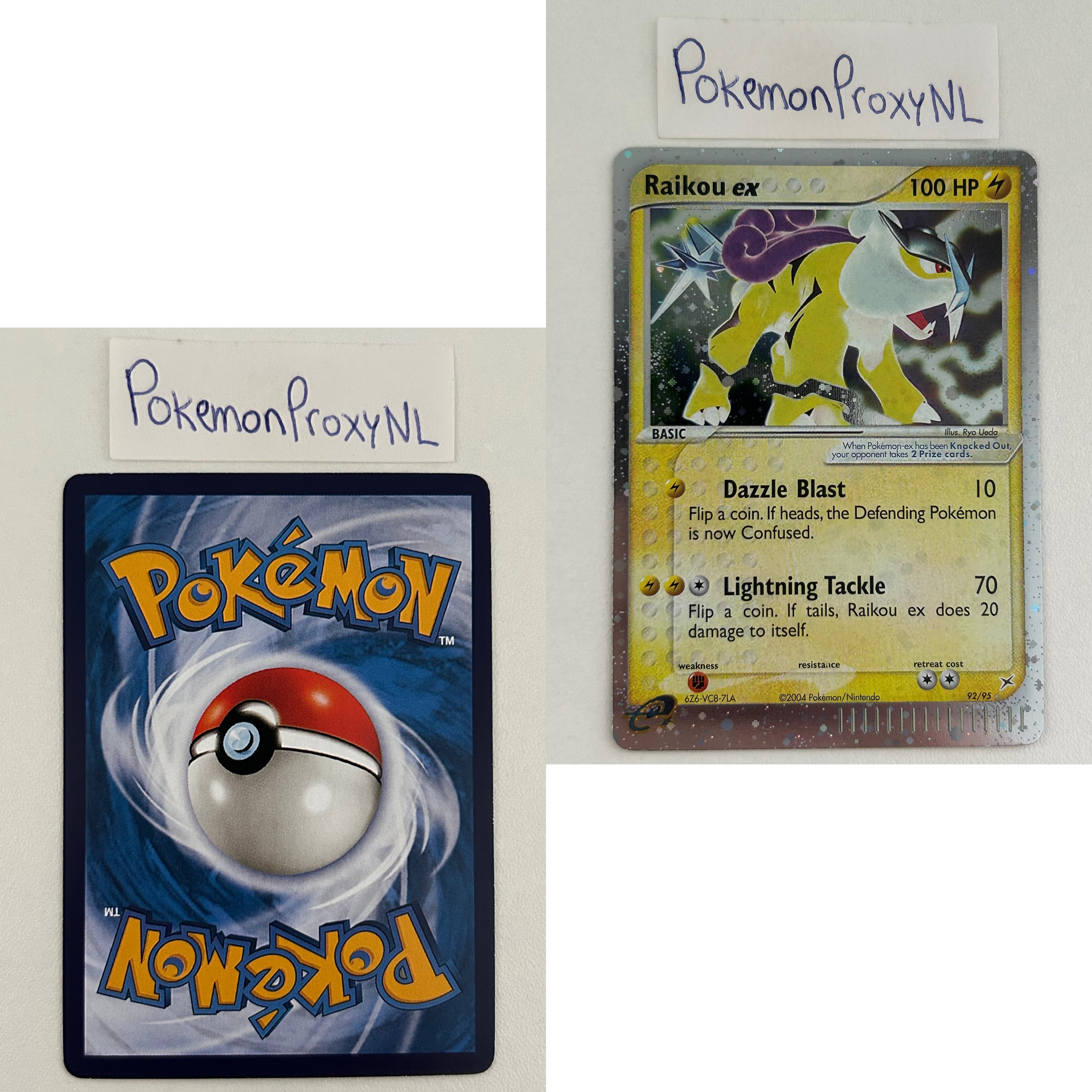 Team Magma vs Team Aqua Set (MA) / 1/95 - 97/95 / 2004 / PROXY Pokémon TCG card(s)