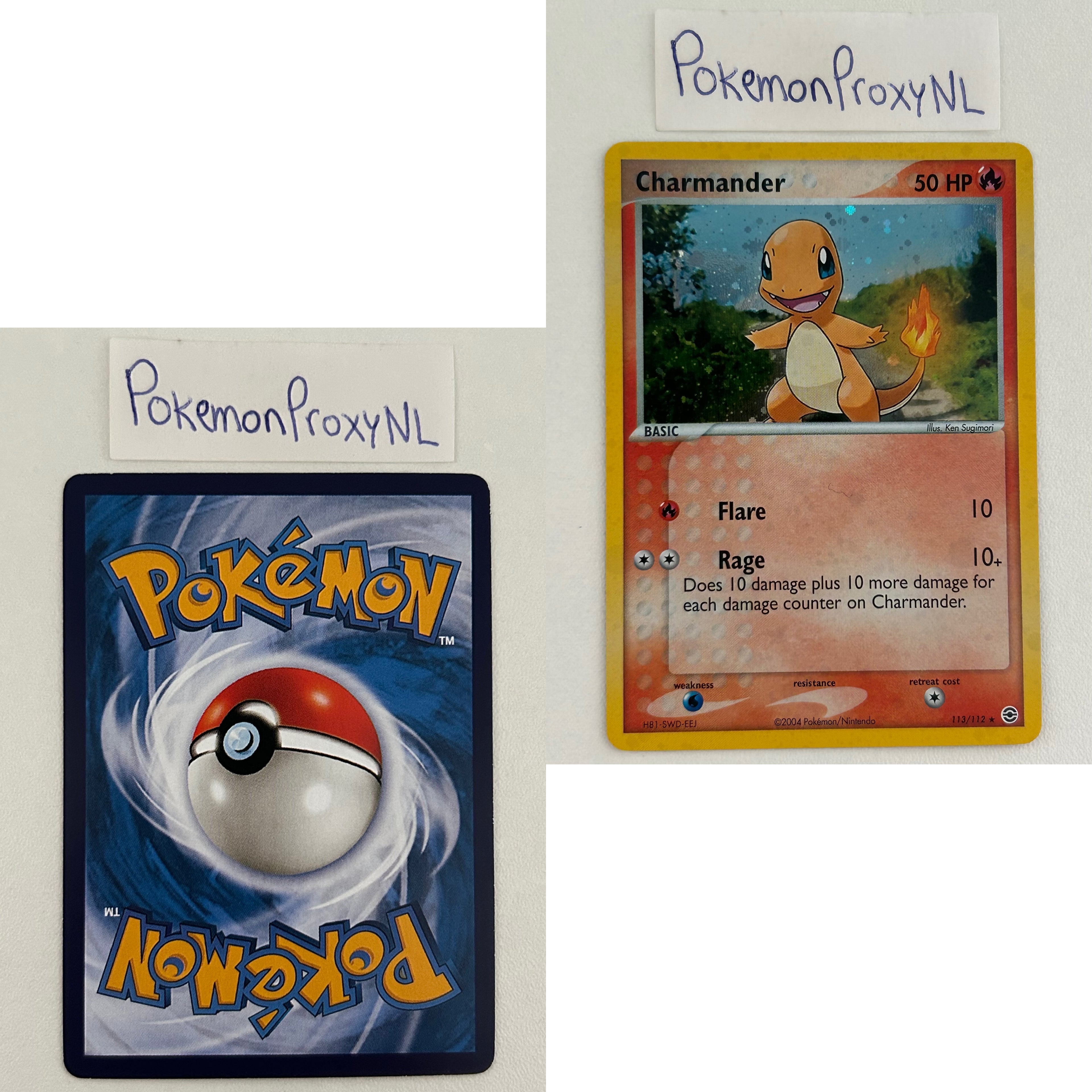 FireRed & LeafGreen Set (RG) / 1/112 - 116/112 / 2004 / PROXY Pokémon TCG card(s)
