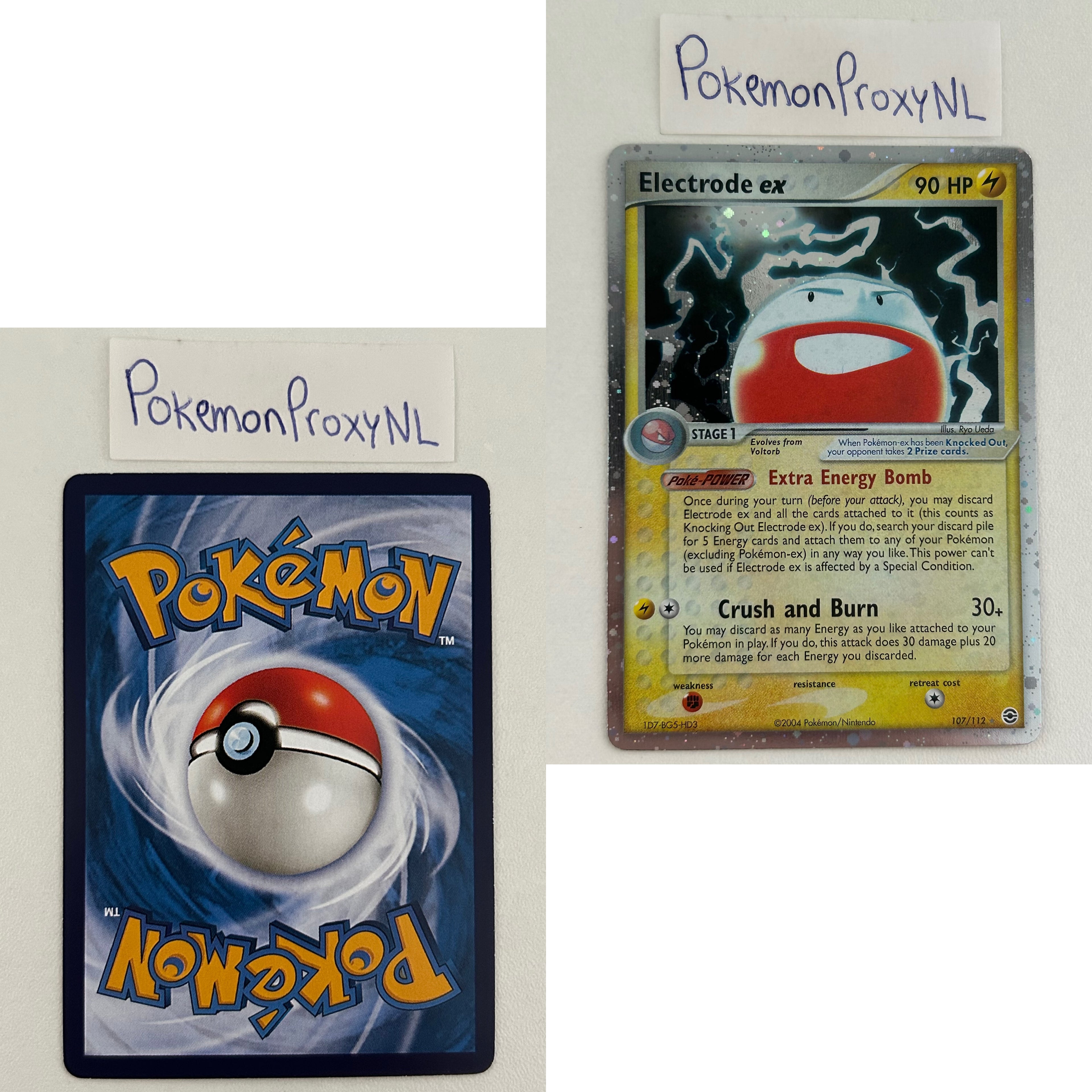 FireRed & LeafGreen Set (RG) / 1/112 - 116/112 / 2004 / PROXY Pokémon TCG card(s)