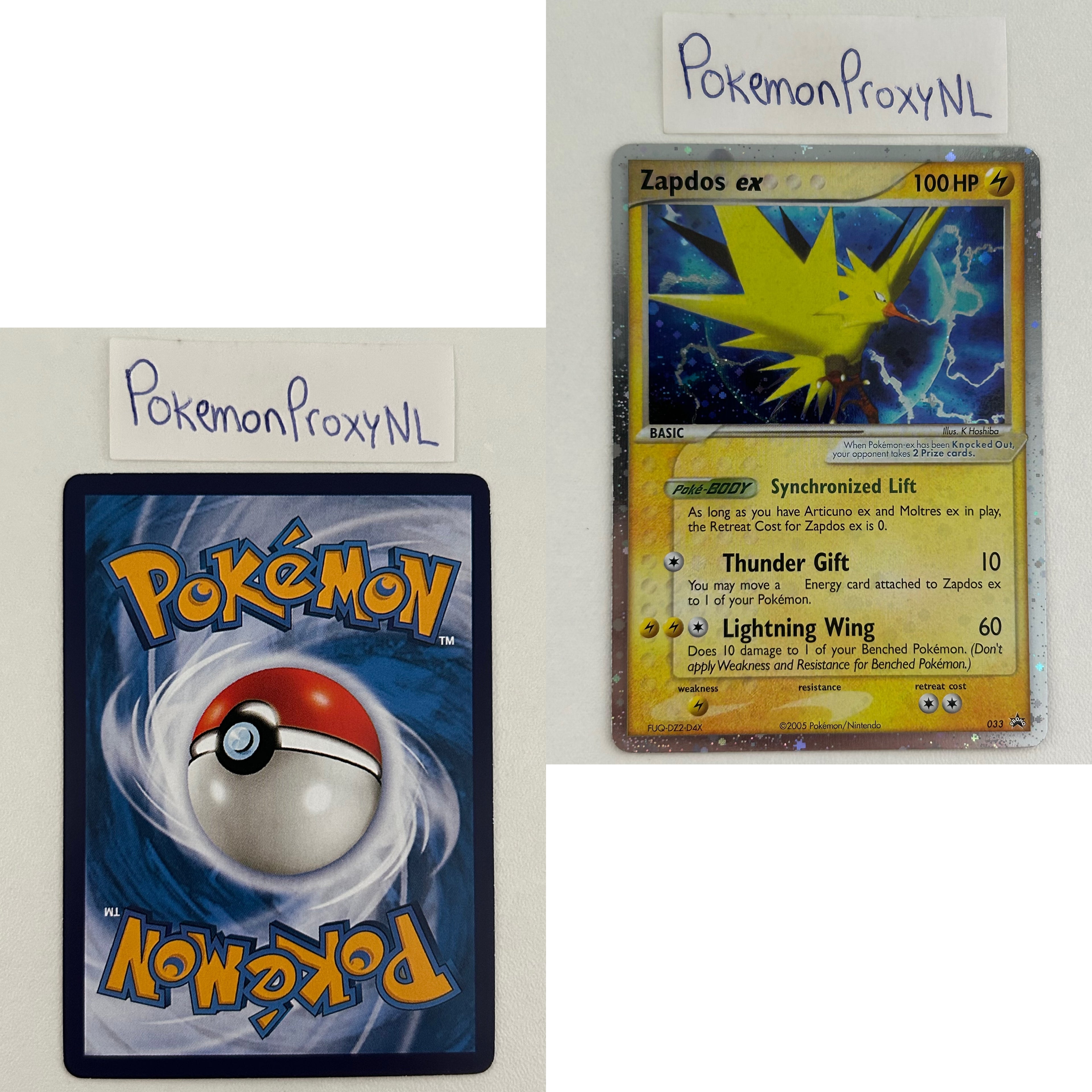 Nintendo Black Star Promos Set (NBP) / 001 - 040 / 2003-2006 / PROXY Pokémon TCG card(s)