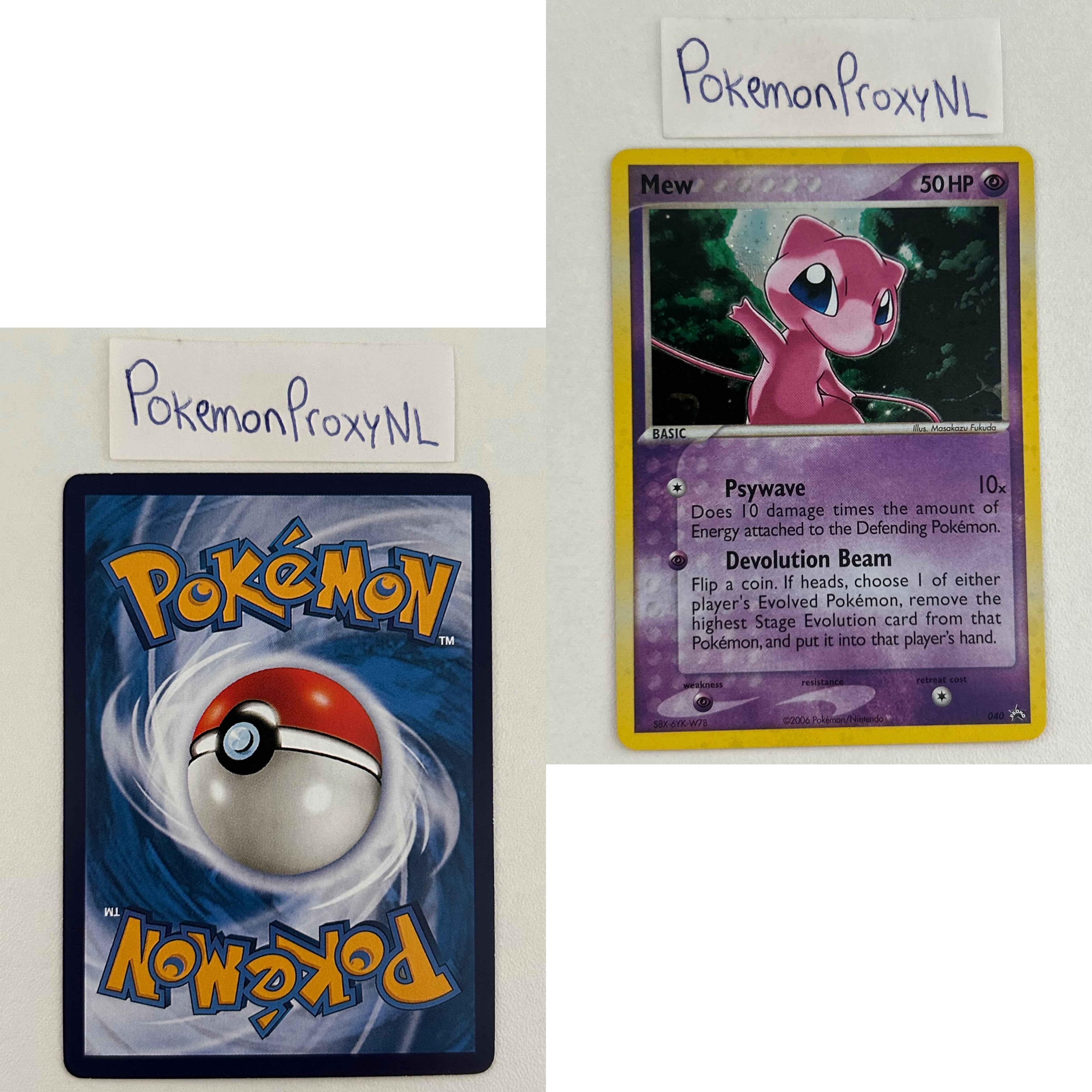 Nintendo Black Star Promos Set (NBP) / 001 - 040 / 2003-2006 / PROXY Pokémon TCG card(s)