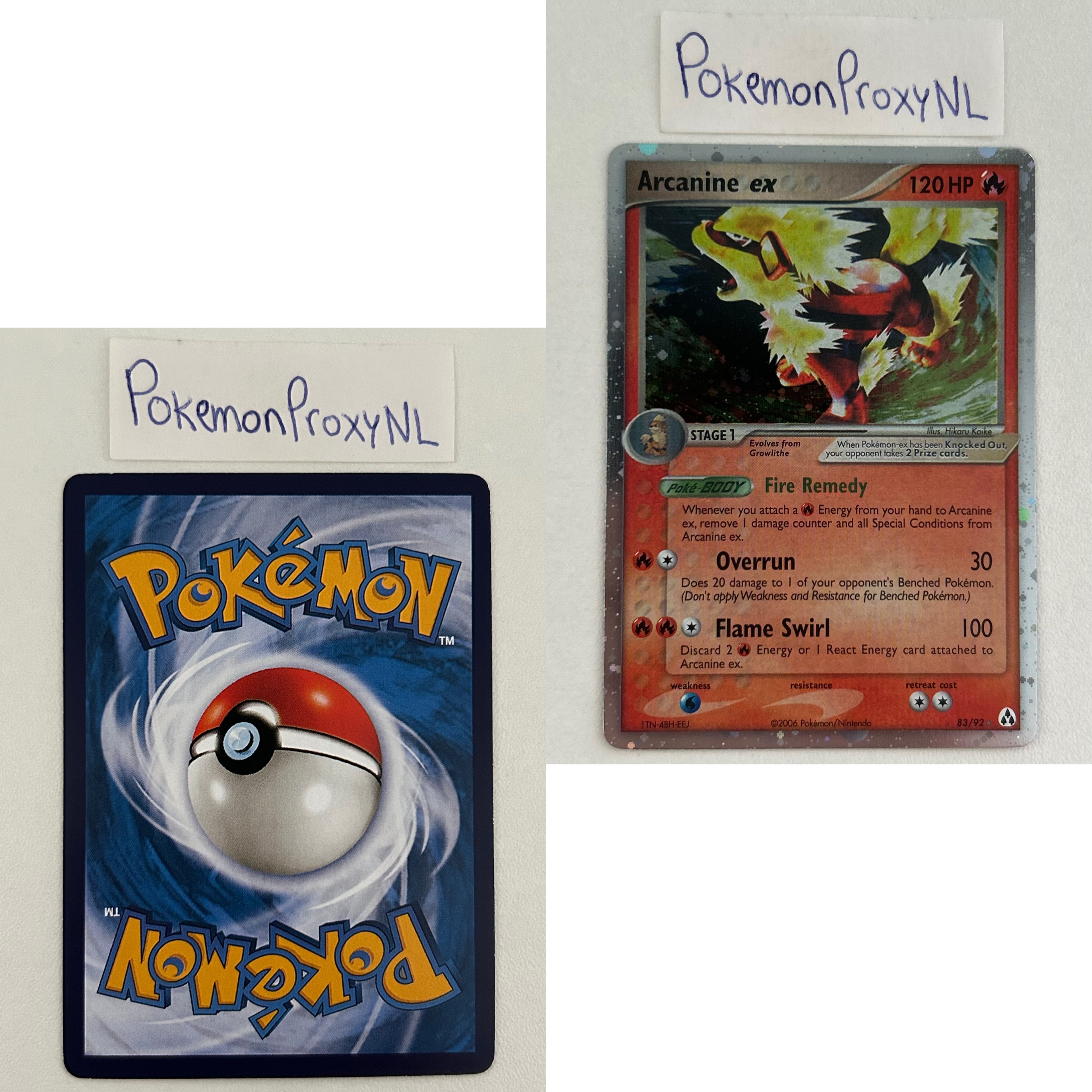 Legend Maker Set (LM) / 1/92 - 93/92 / 2006 / PROXY Pokémon TCG card(s)