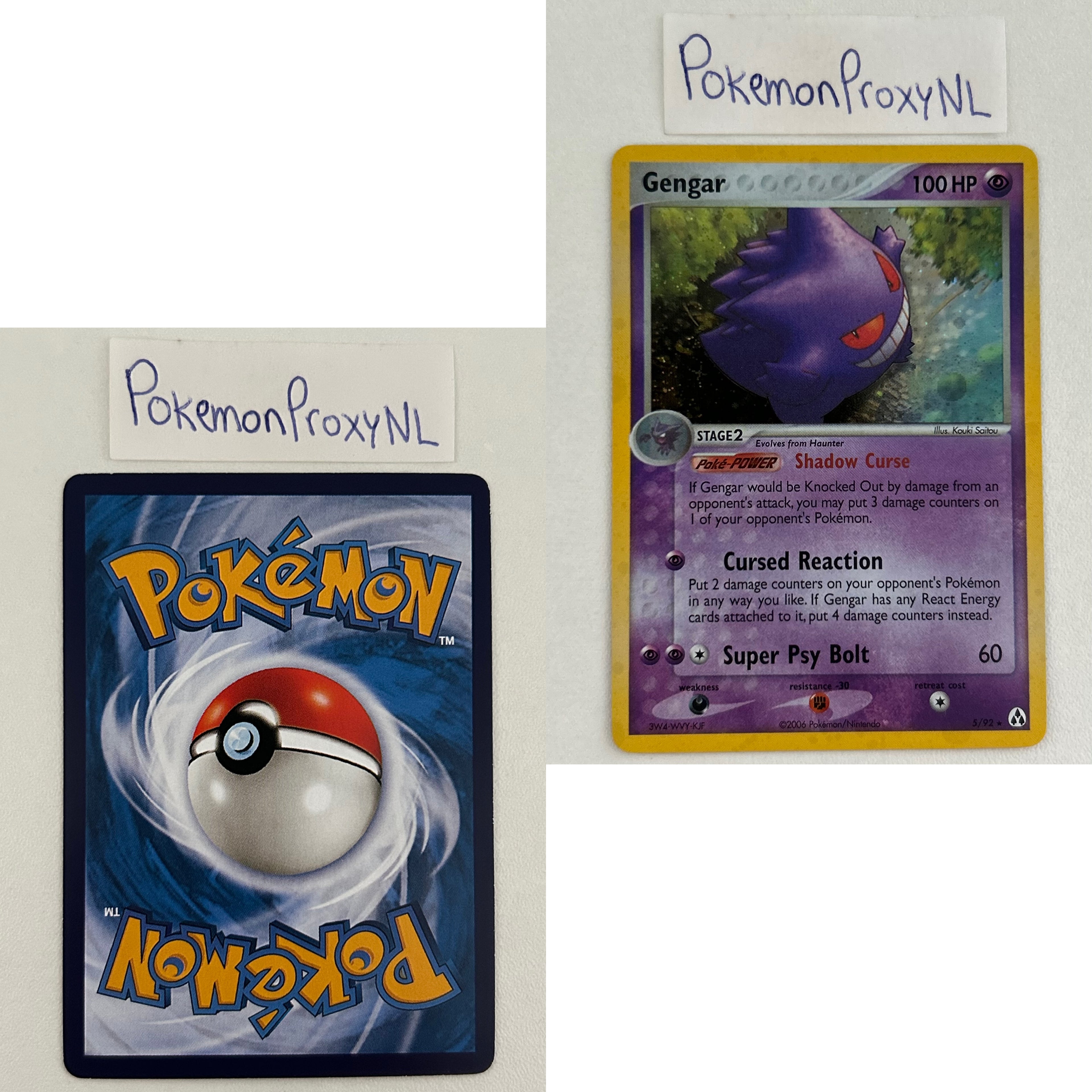 Legend Maker Set (LM) / 1/92 - 93/92 / 2006 / PROXY Pokémon TCG card(s)