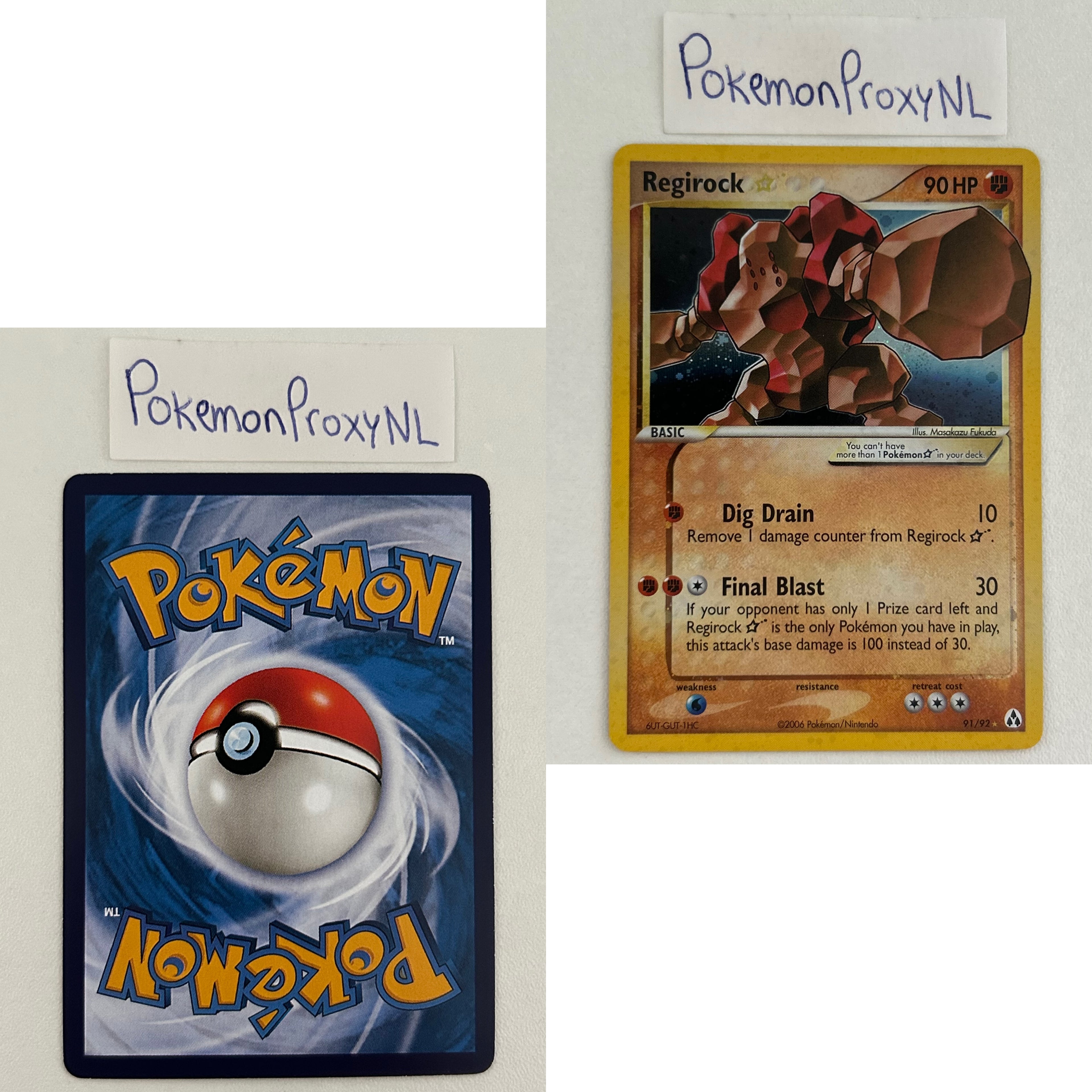 Legend Maker Set (LM) / 1/92 - 93/92 / 2006 / PROXY Pokémon TCG card(s)