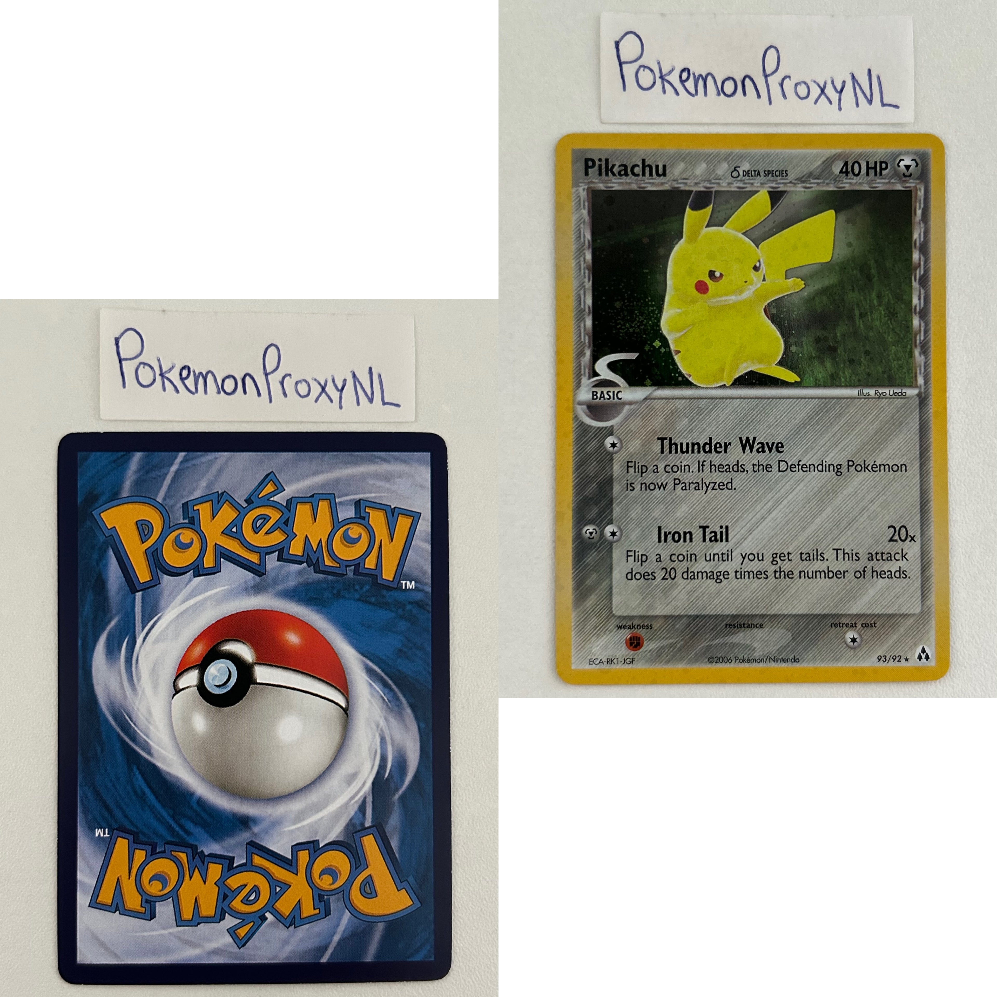 Legend Maker Set (LM) / 1/92 - 93/92 / 2006 / PROXY Pokémon TCG card(s)