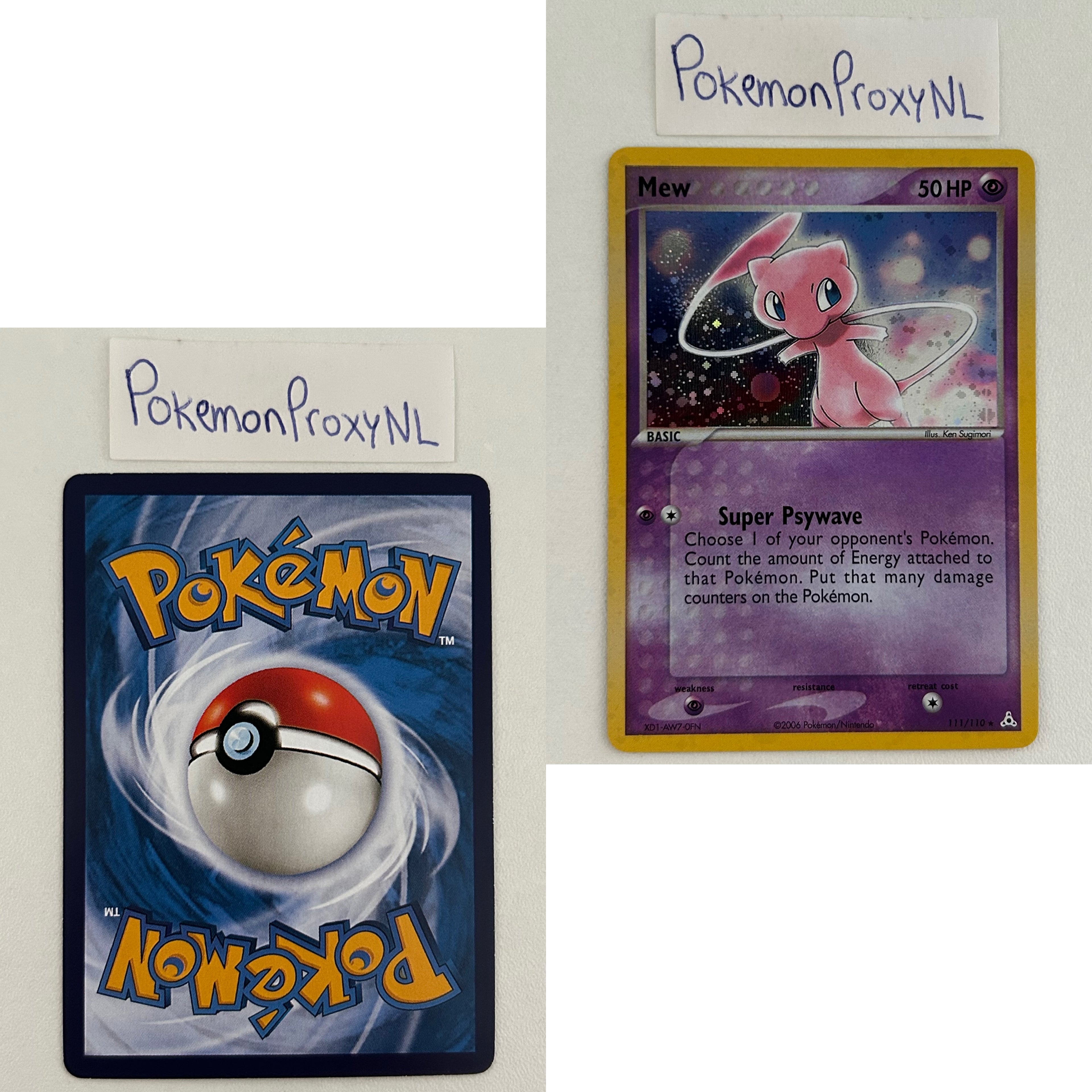 Holon Phantoms Set (HP) / 1/110 - 111/110 / 2006 / PROXY Pokémon TCG card(s)