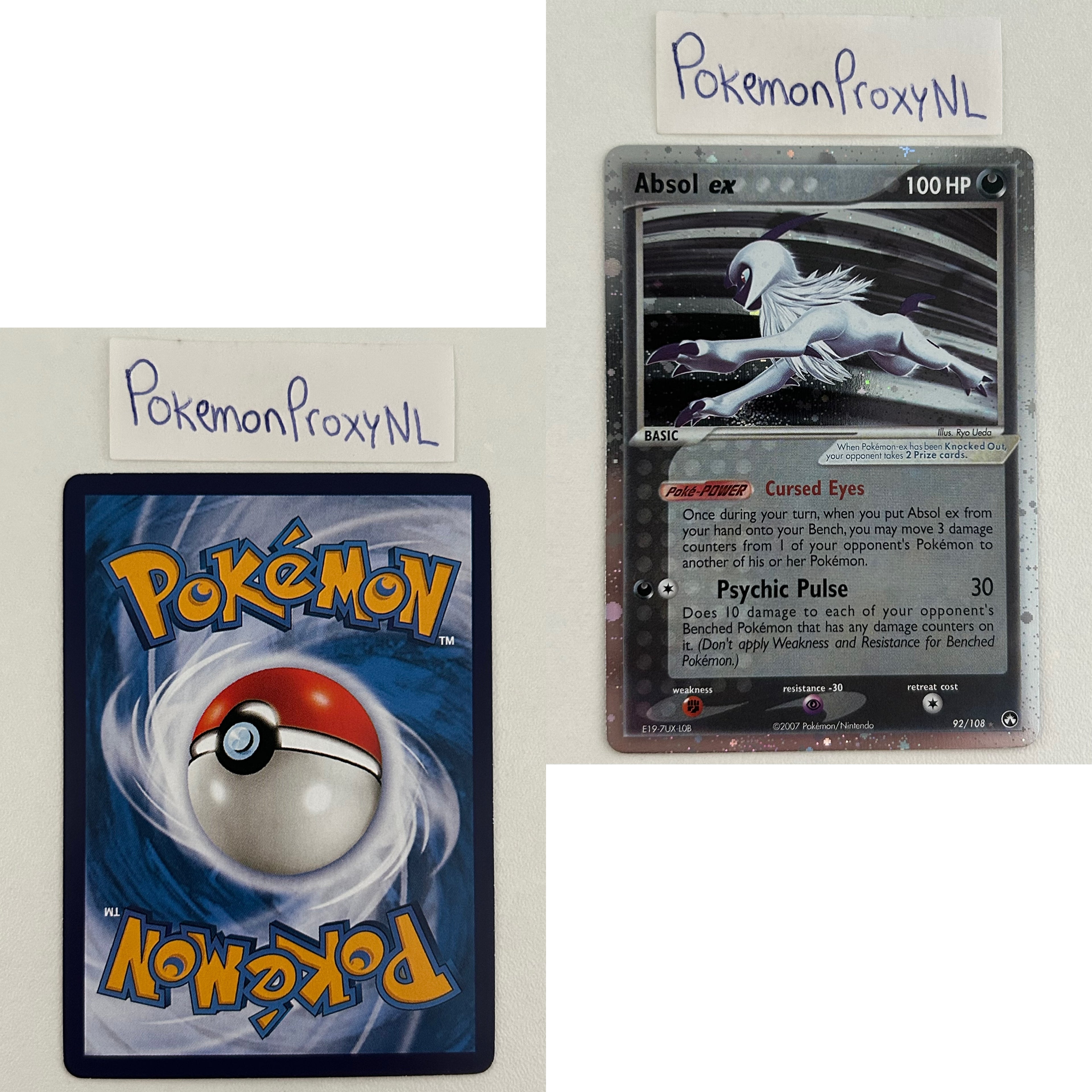 Power Keepers Set (PK) / 1/108 - 108/108 / 2007 / PROXY Pokémon TCG card(s)