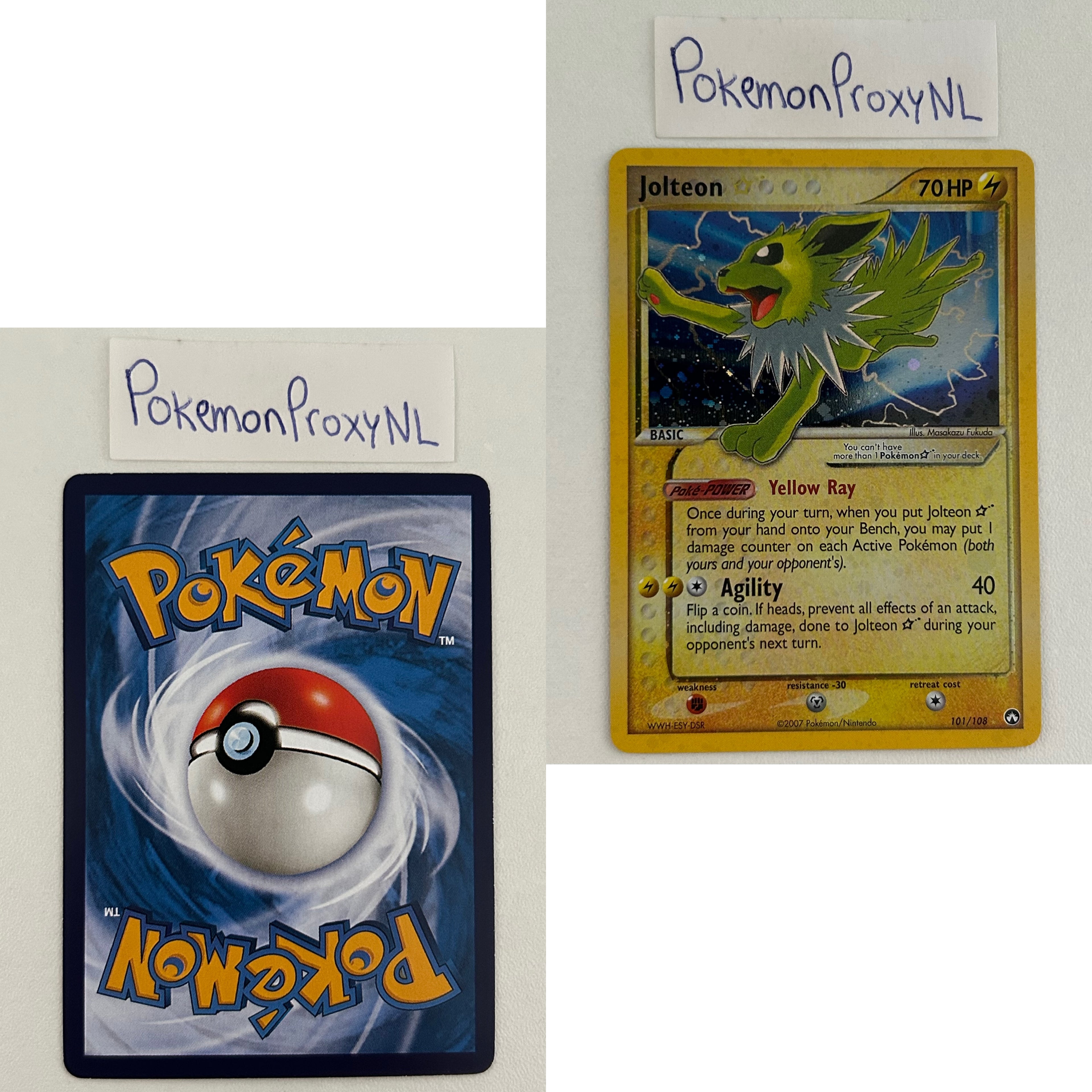 Power Keepers Set (PK) / 1/108 - 108/108 / 2007 / PROXY Pokémon TCG card(s)
