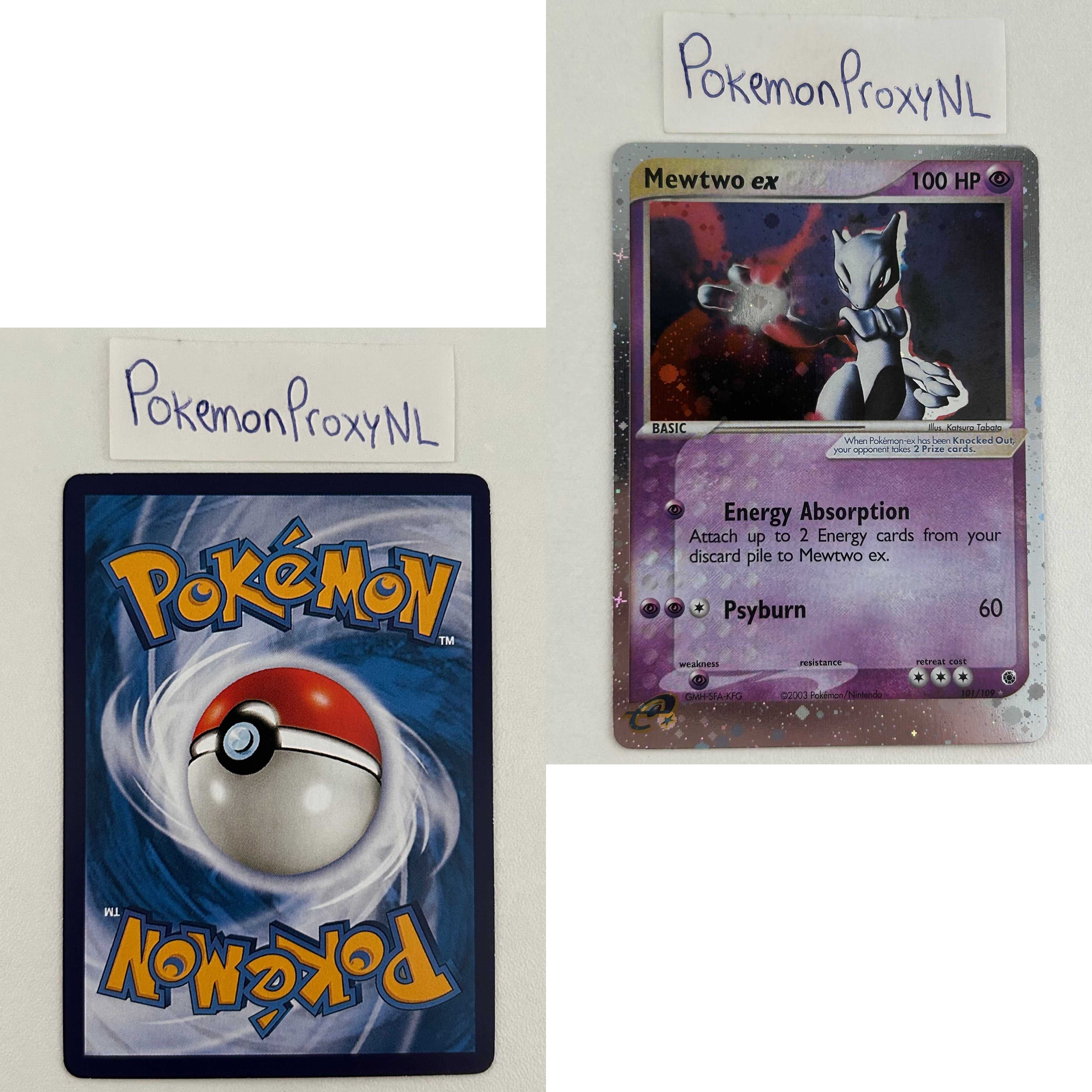 Ruby & Sapphire Set (RS) / 1/109 - 109/109 / 2003 / PROXY Pokémon TCG card(s)
