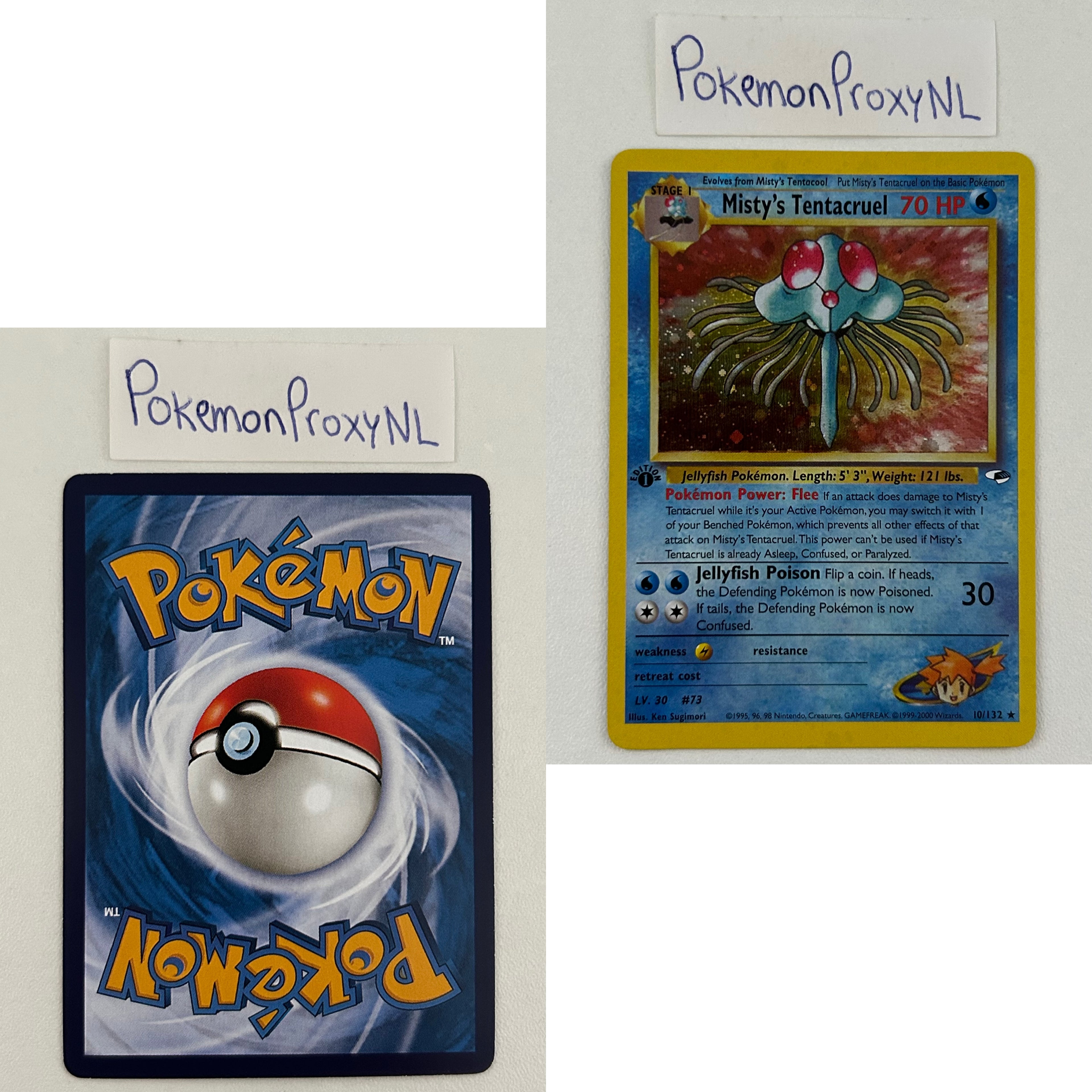 Gym Heroes Set (first edition) (G1) / 1/132 - 132/132 / 1999 / PROXY Pokémon TCG card(s)