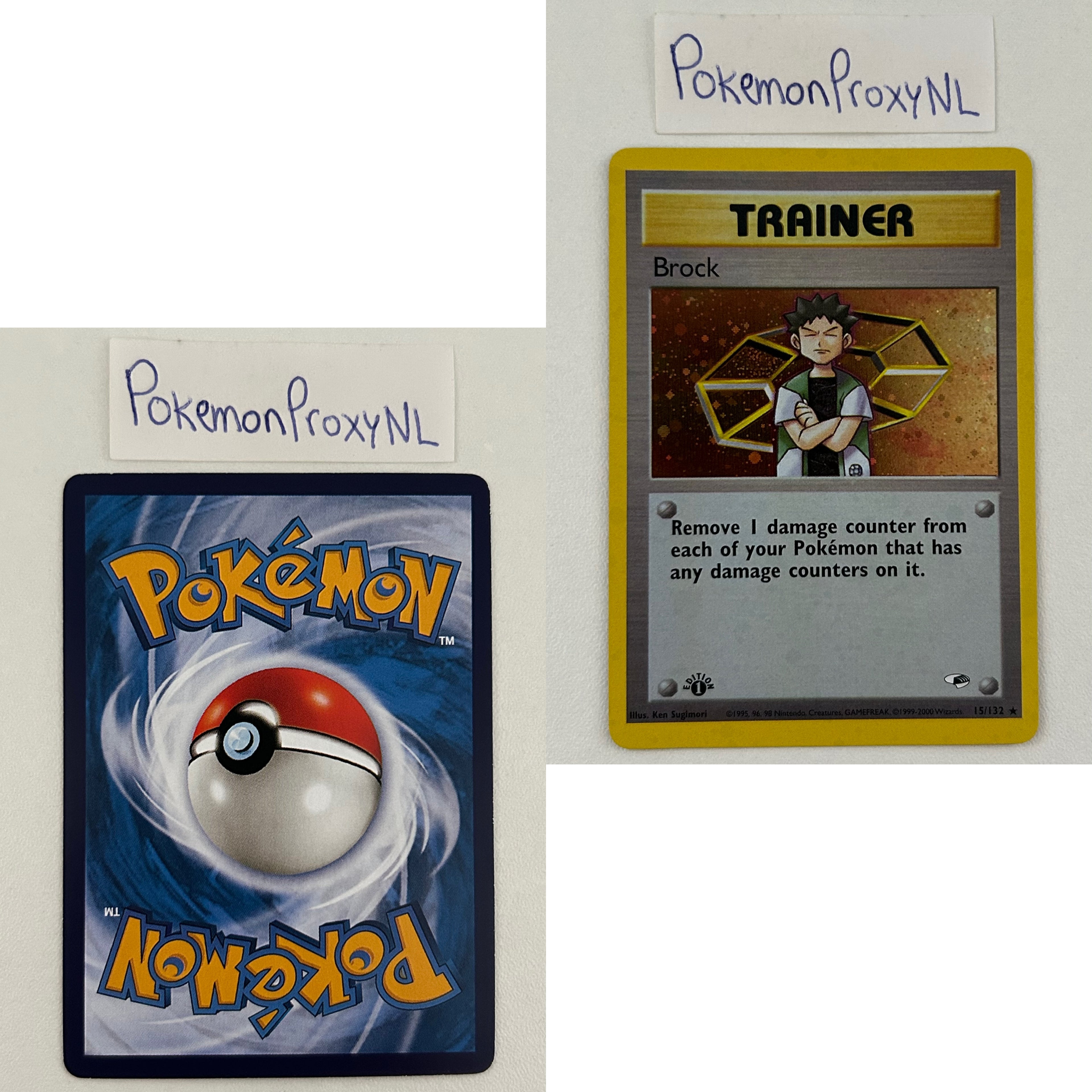 Gym Heroes Set (first edition) (G1) / 1/132 - 132/132 / 1999 / PROXY Pokémon TCG card(s)