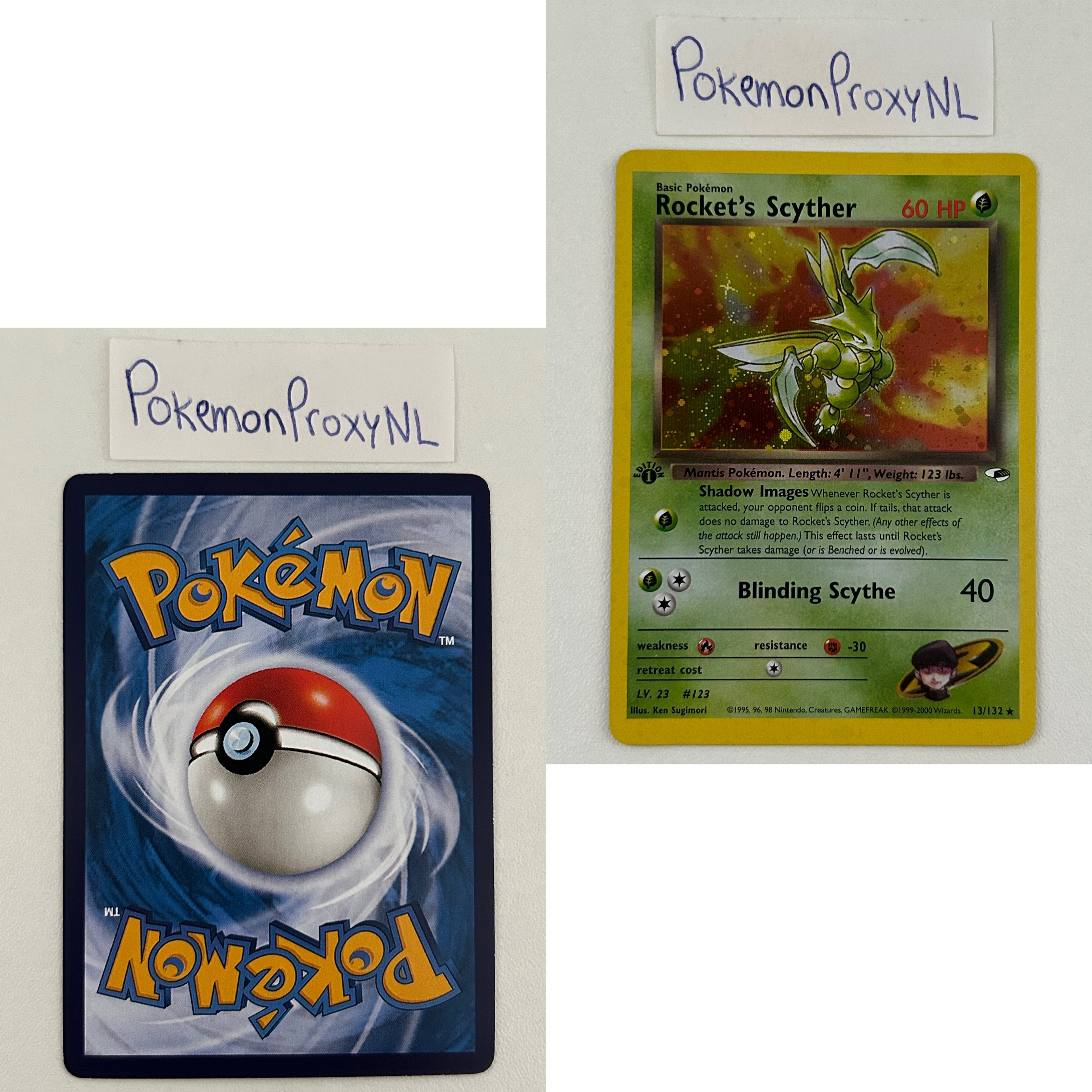 Gym Heroes Set (first edition) (G1) / 1/132 - 132/132 / 1999 / PROXY Pokémon TCG card(s)