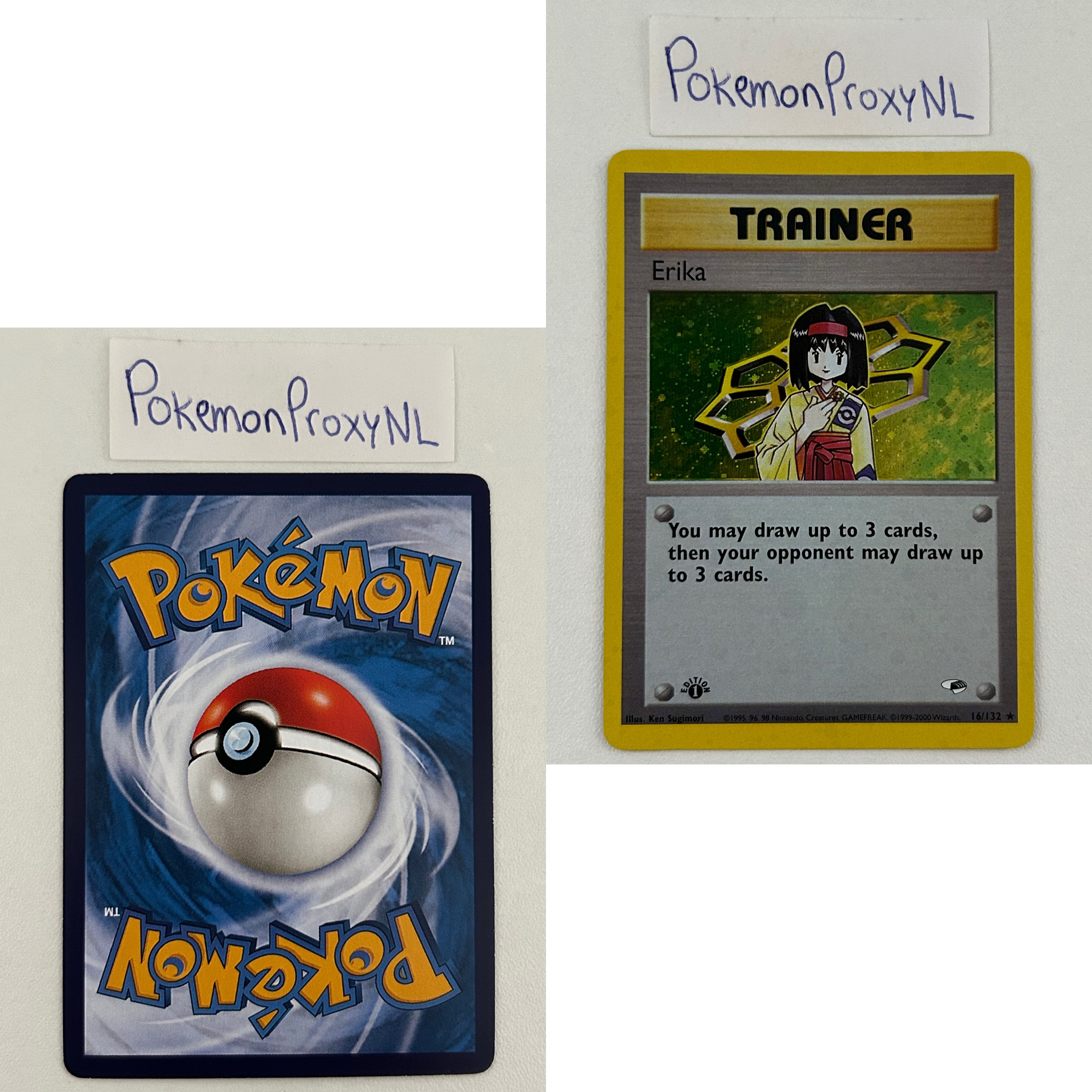 Gym Heroes Set (first edition) (G1) / 1/132 - 132/132 / 1999 / PROXY Pokémon TCG card(s)