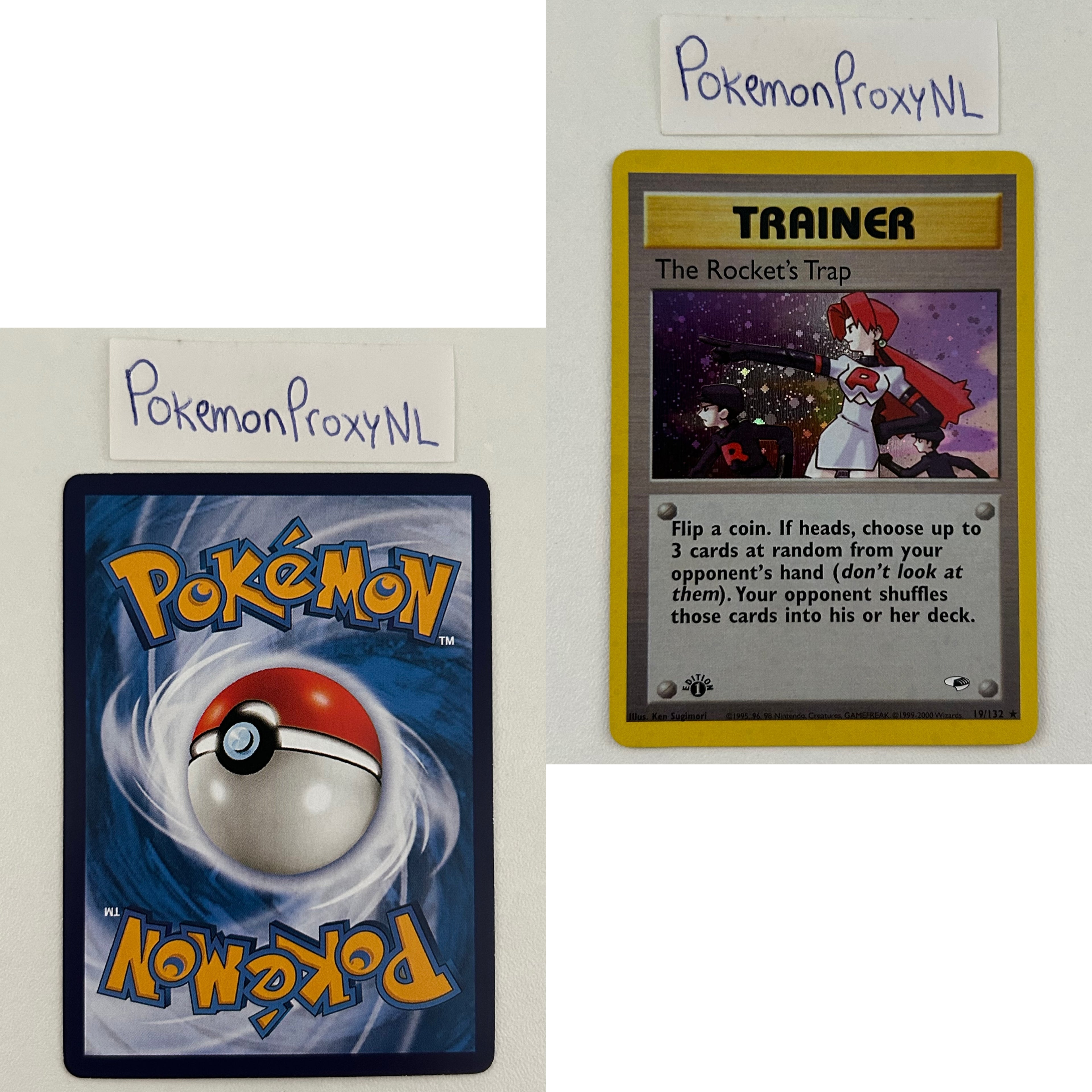 Gym Heroes Set (first edition) (G1) / 1/132 - 132/132 / 1999 / PROXY Pokémon TCG card(s)
