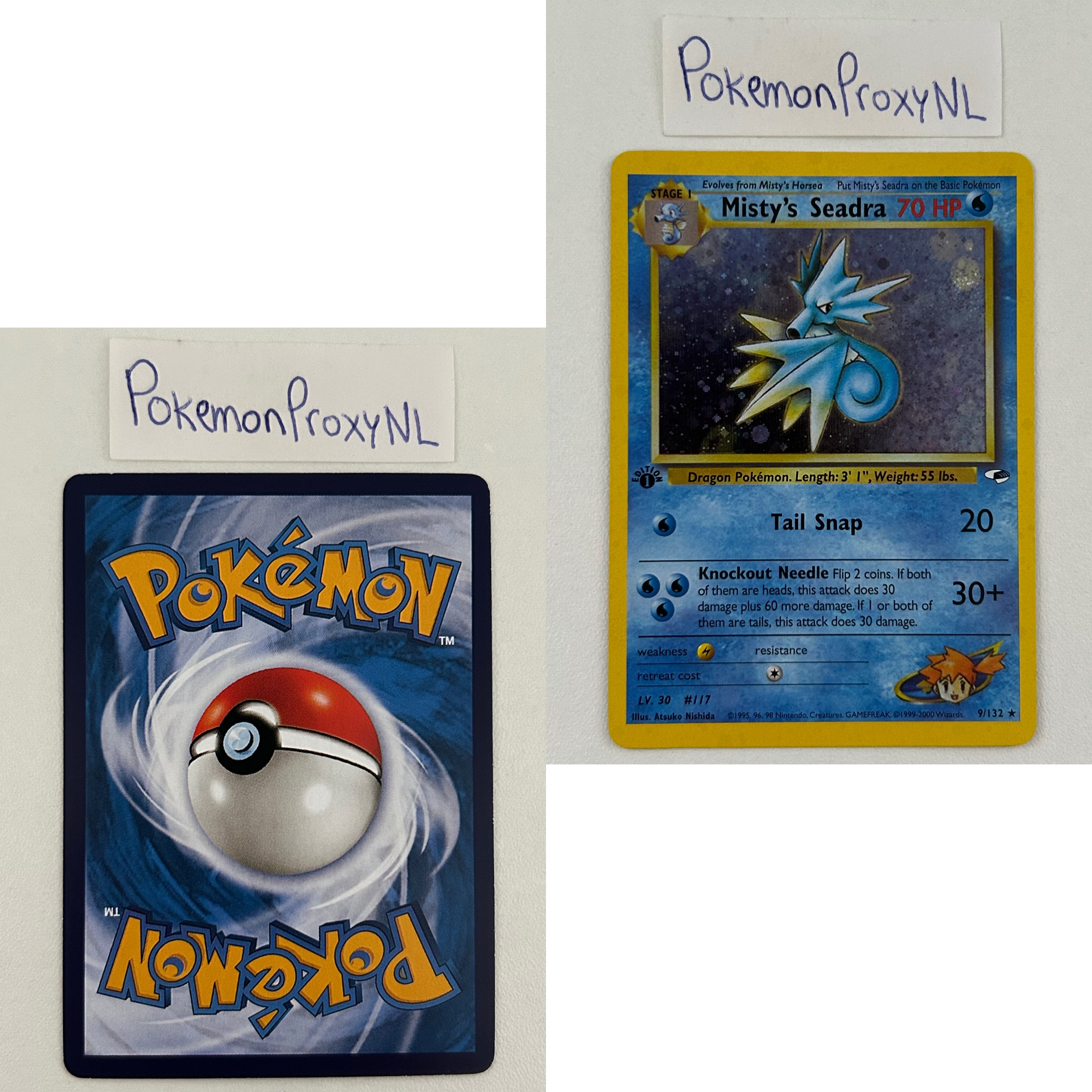 Gym Heroes Set (first edition) (G1) / 1/132 - 132/132 / 1999 / PROXY Pokémon TCG card(s)
