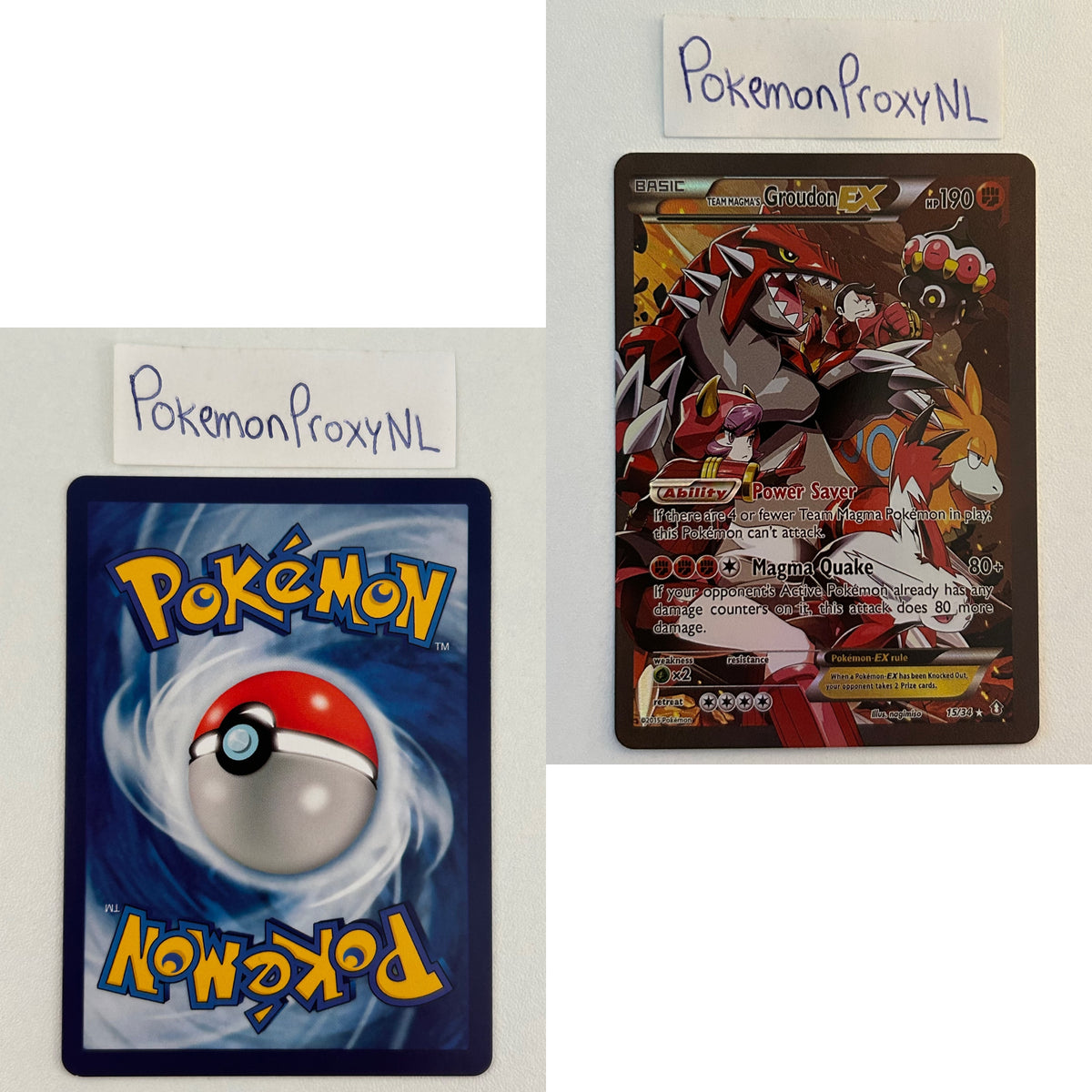 Double Crisis Set (DCR) / 2015 / PROXY Pokémon TCG card(s)
