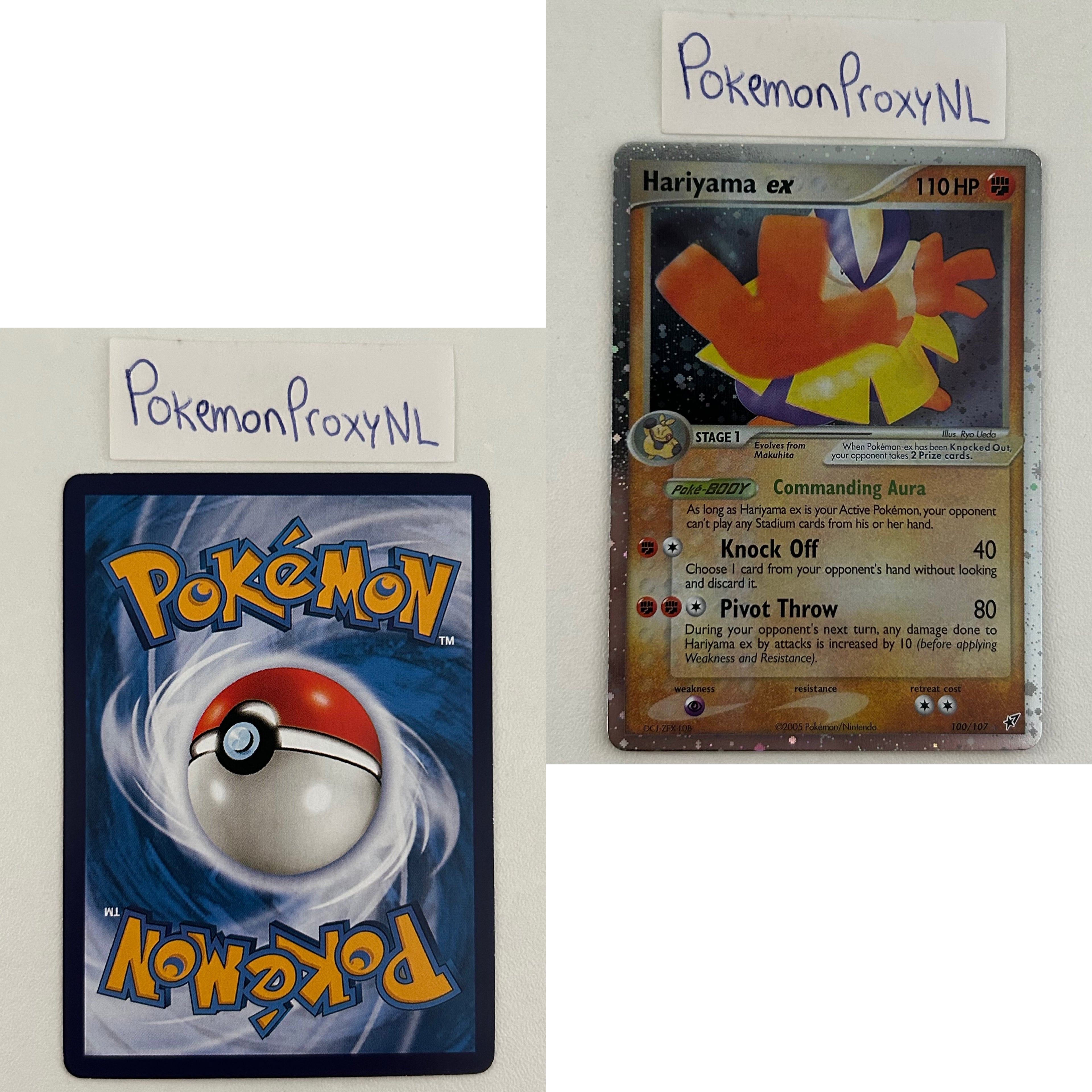 Deoxys Set (DX) / 1/107 - 108/107 / 2005 / PROXY Pokémon TCG card(s)