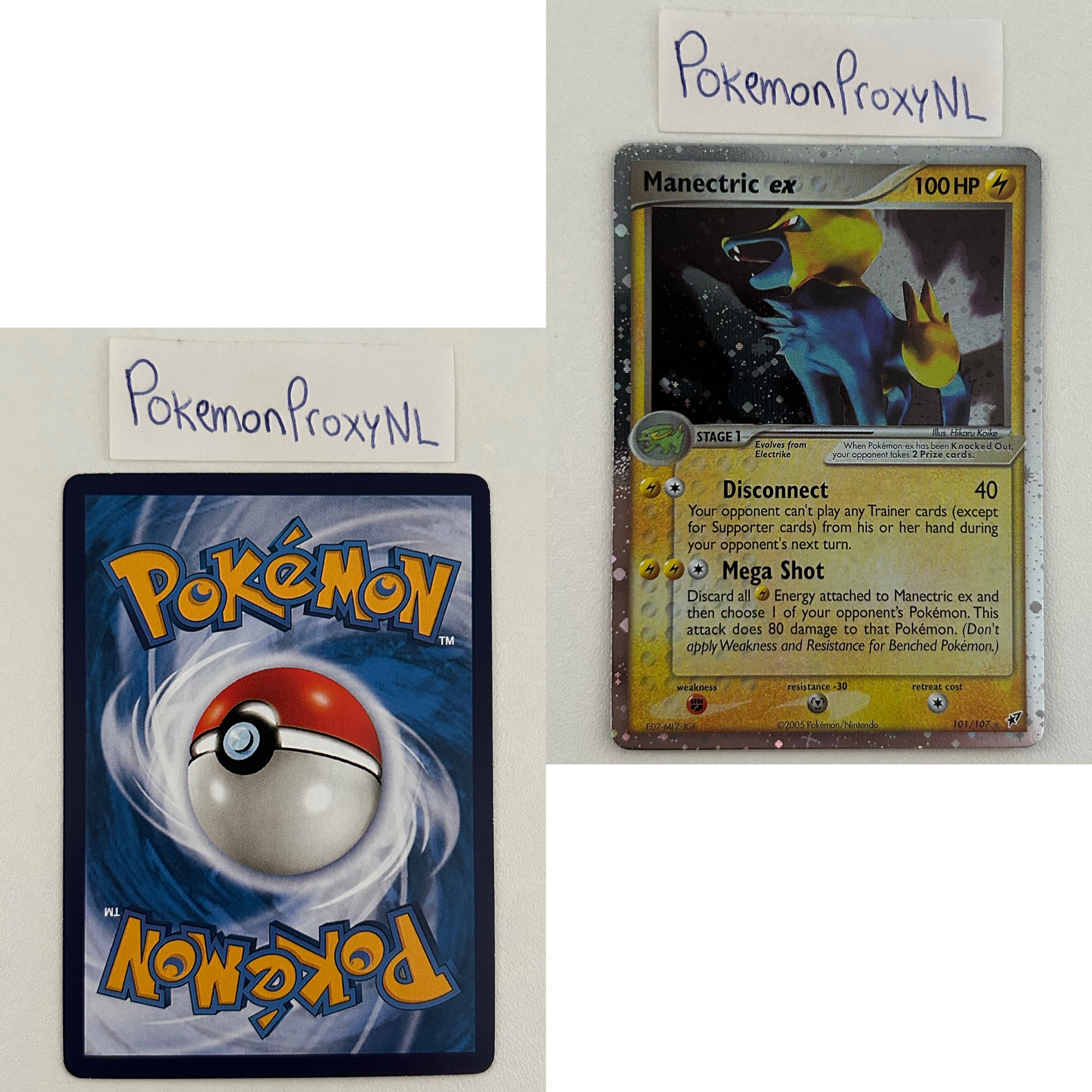 Deoxys Set (DX) / 1/107 - 108/107 / 2005 / PROXY Pokémon TCG card(s)