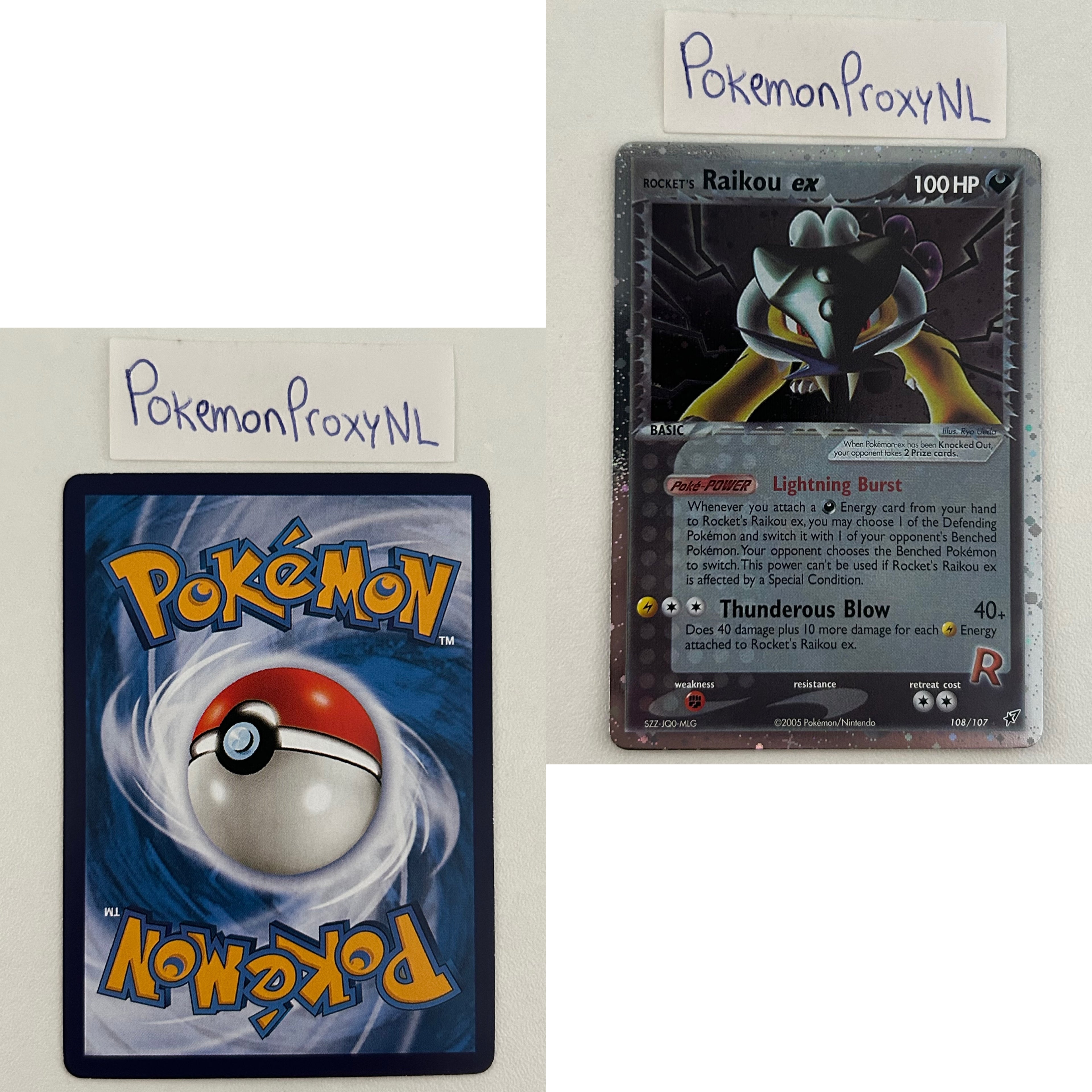 Deoxys Set (DX) / 1/107 - 108/107 / 2005 / PROXY Pokémon TCG card(s)