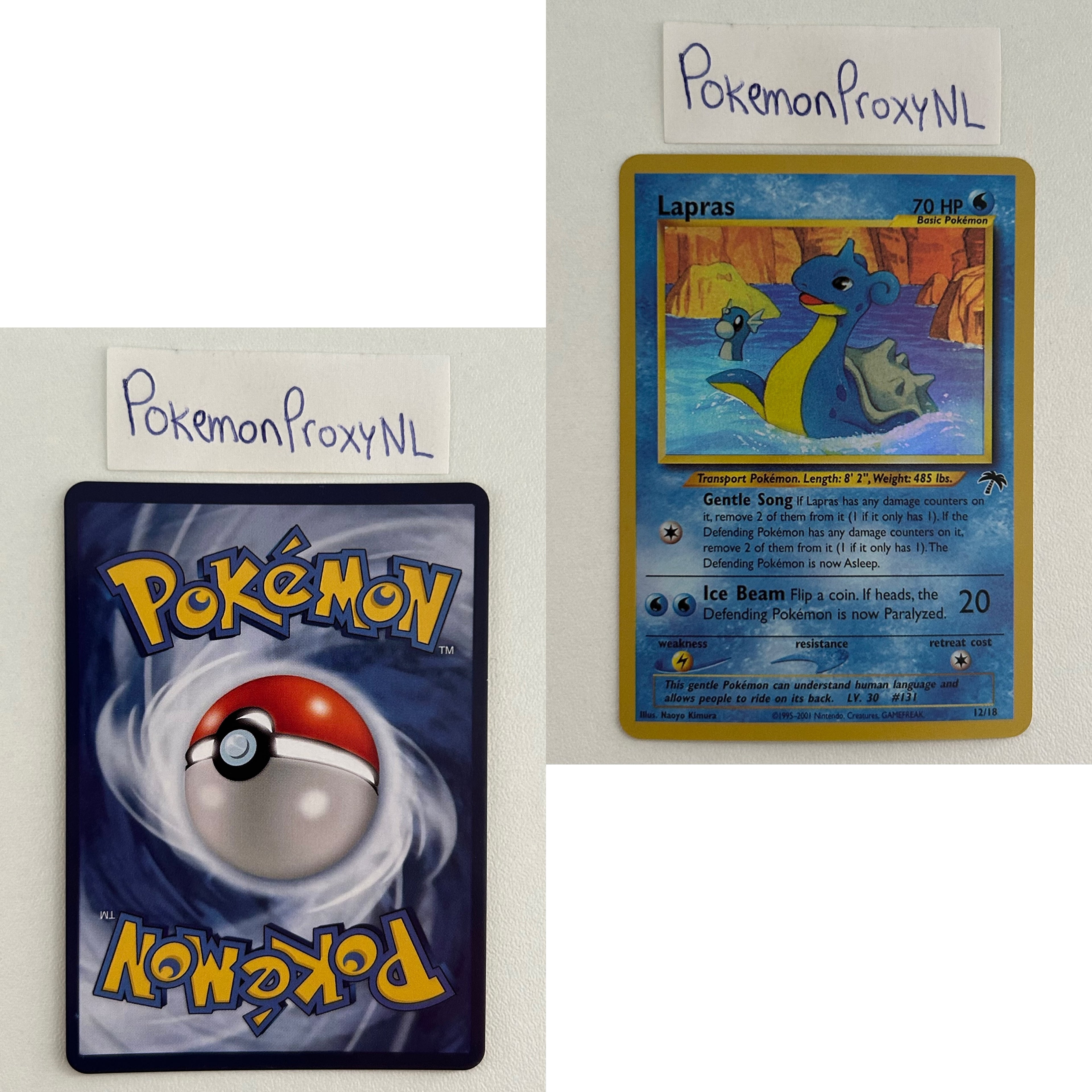 Southern Island Set (SI) / 1/18 - 18/18 / 2001 / PROXY Pokémon TCG card(s)