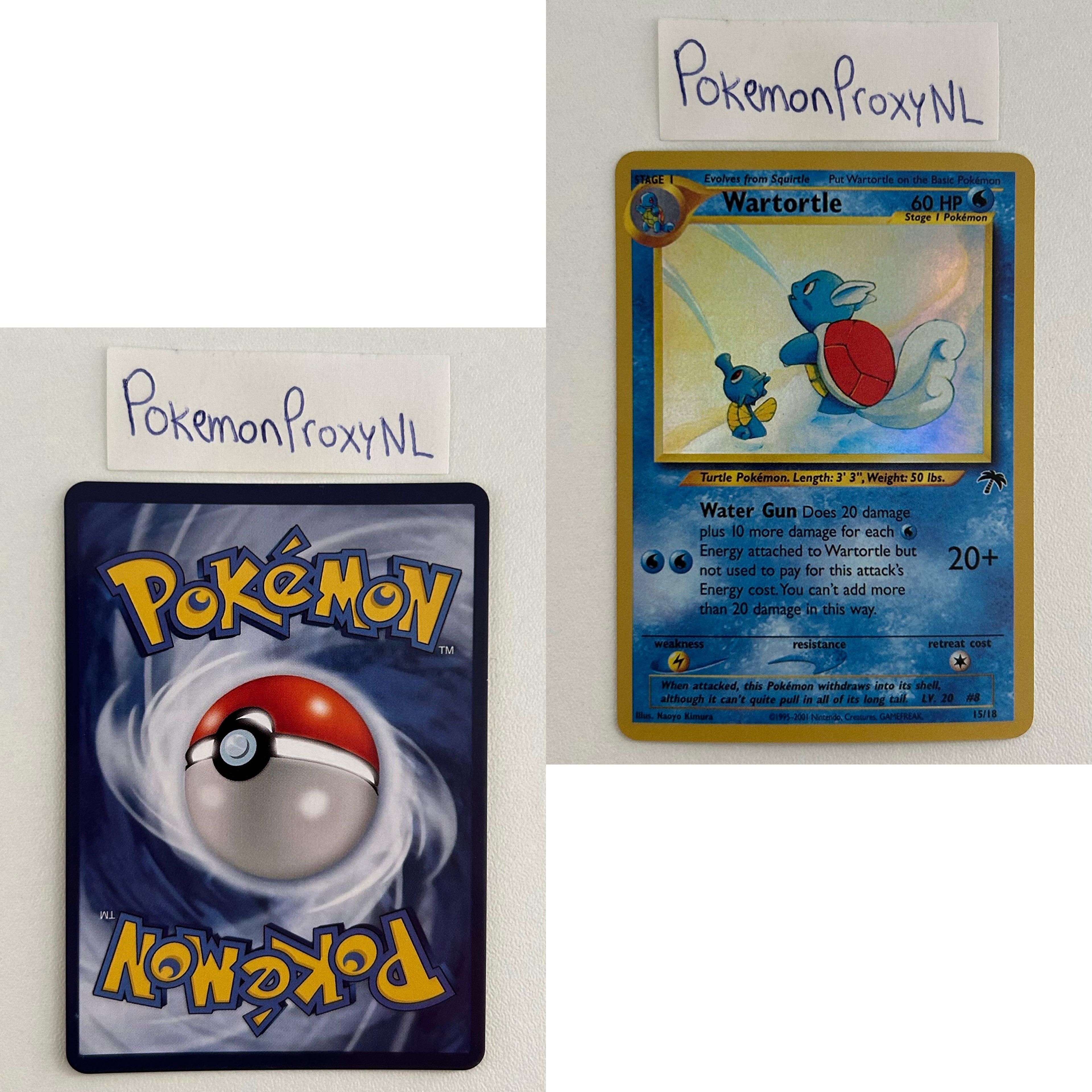 Southern Island Set (SI) / 1/18 - 18/18 / 2001 / PROXY Pokémon TCG card(s)