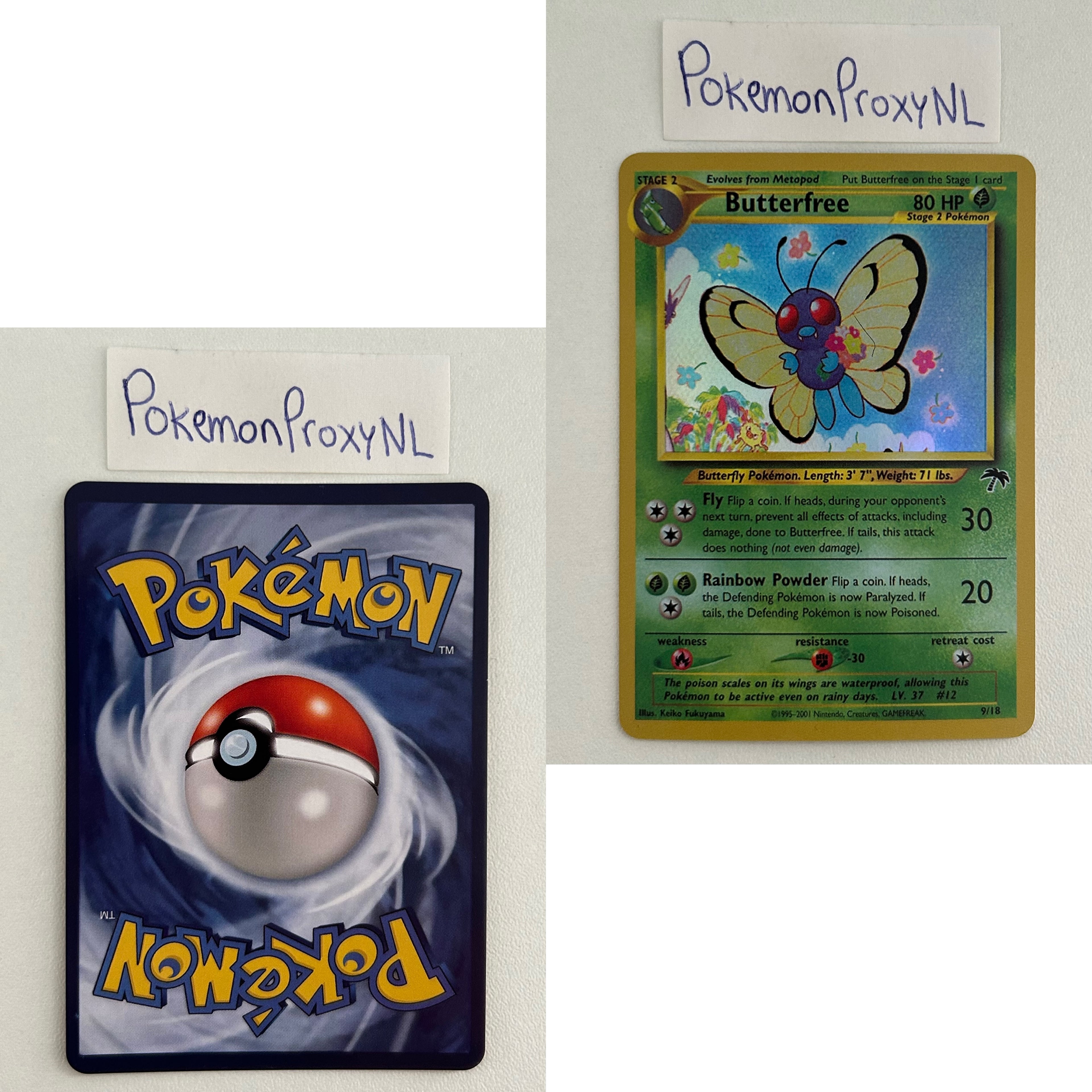 Southern Island Set (SI) / 1/18 - 18/18 / 2001 / PROXY Pokémon TCG card(s)
