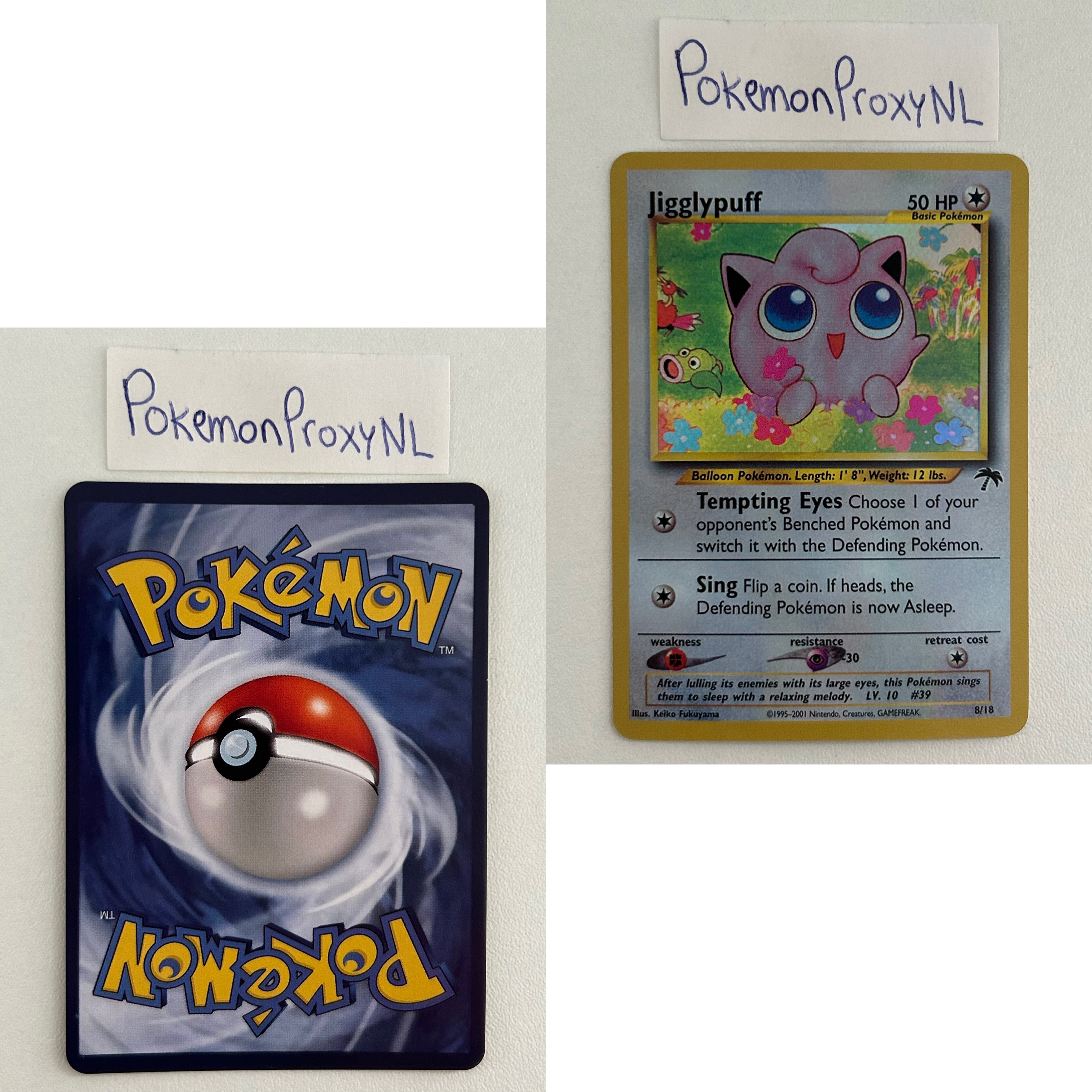Southern Island Set (SI) / 1/18 - 18/18 / 2001 / PROXY Pokémon TCG card(s)