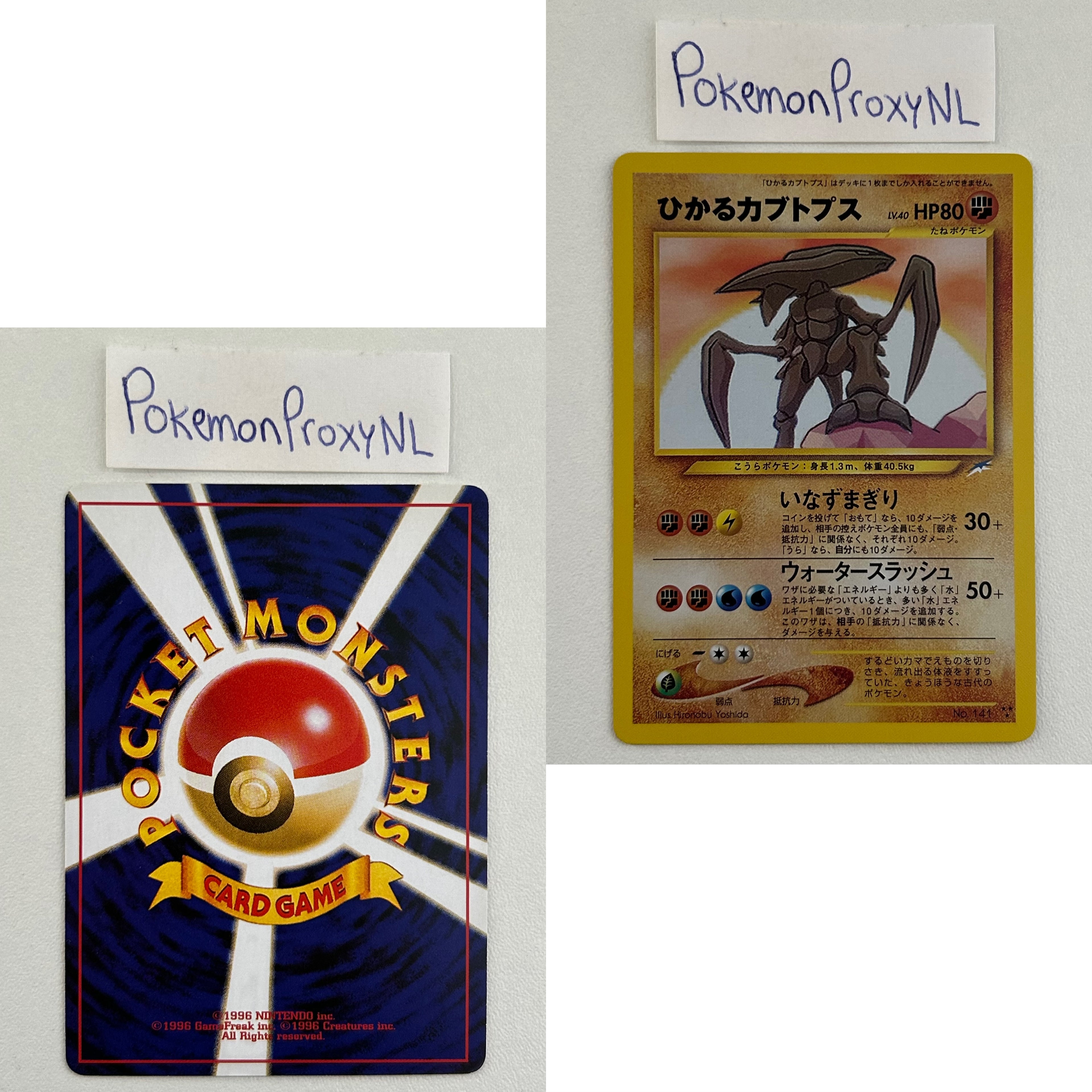 Darkness, and to Light Set (N4) (Japanese) / No. 006 - No. 251 / 2001 / PROXY Pokémon TCG card(s)