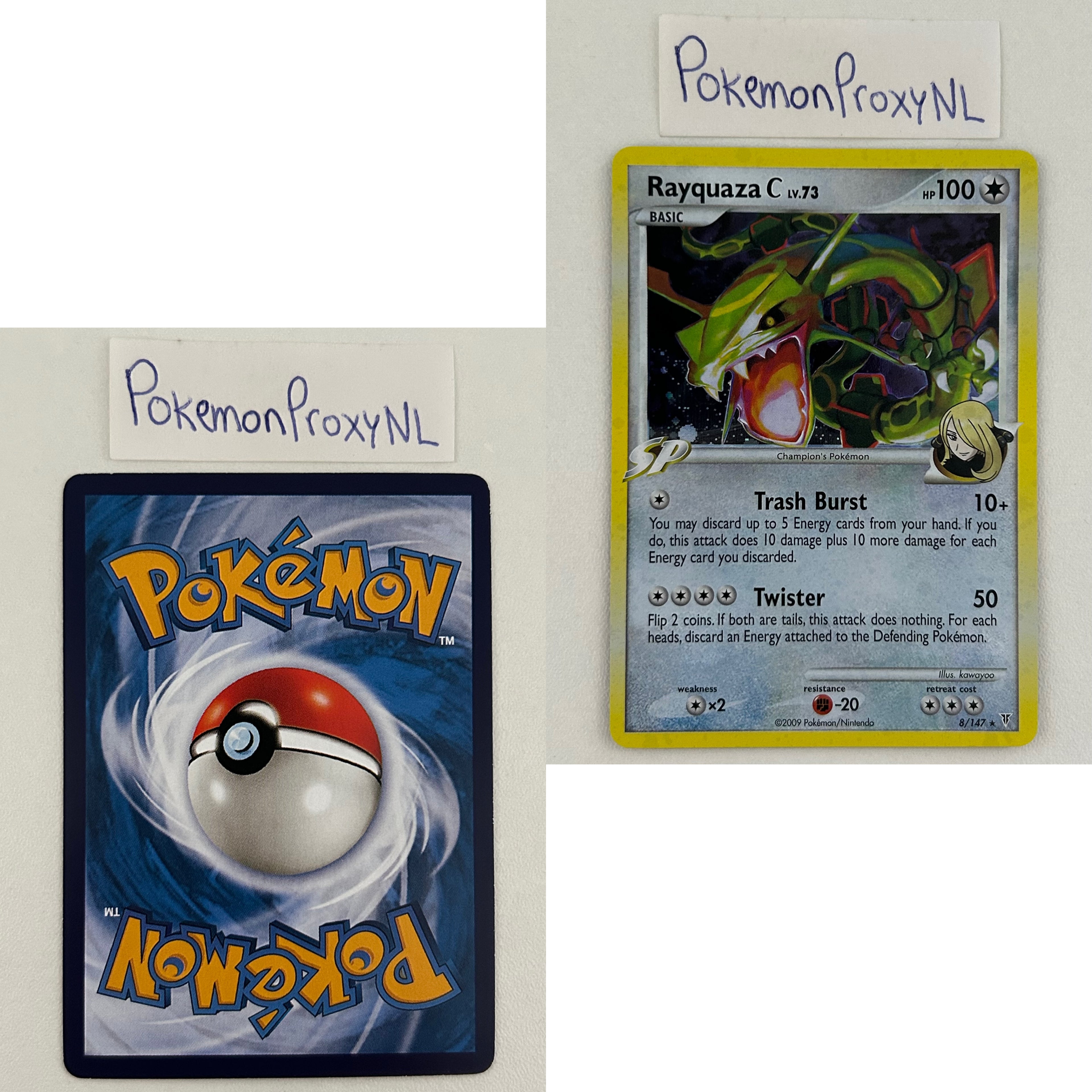 Supreme Victors Set (SV) / 1/147 - 150/147 / 2009 / PROXY Pokémon TCG card(s)