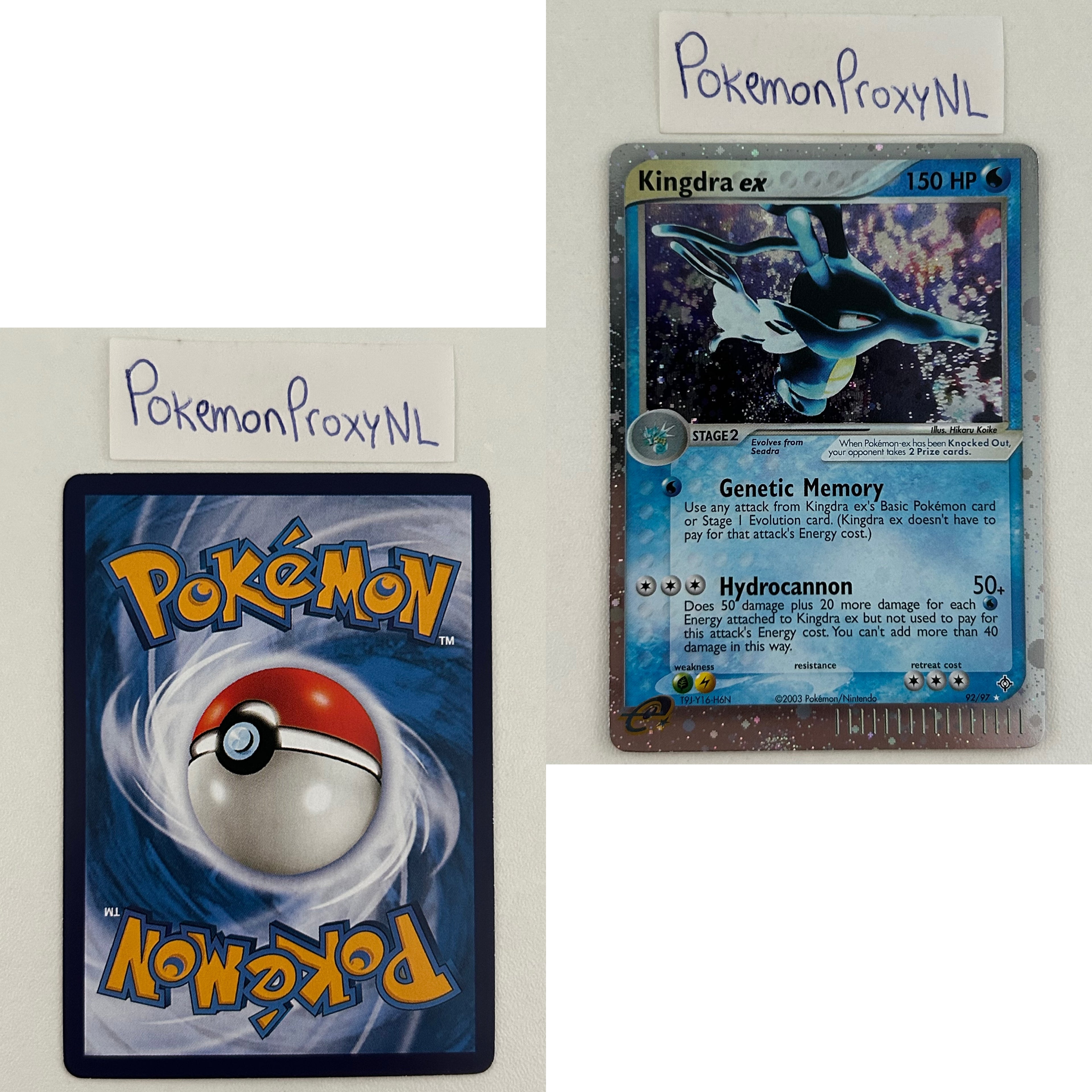 Dragon Set (DR) / 1/97 - 100/97 / 2003 / PROXY Pokémon TCG card(s)