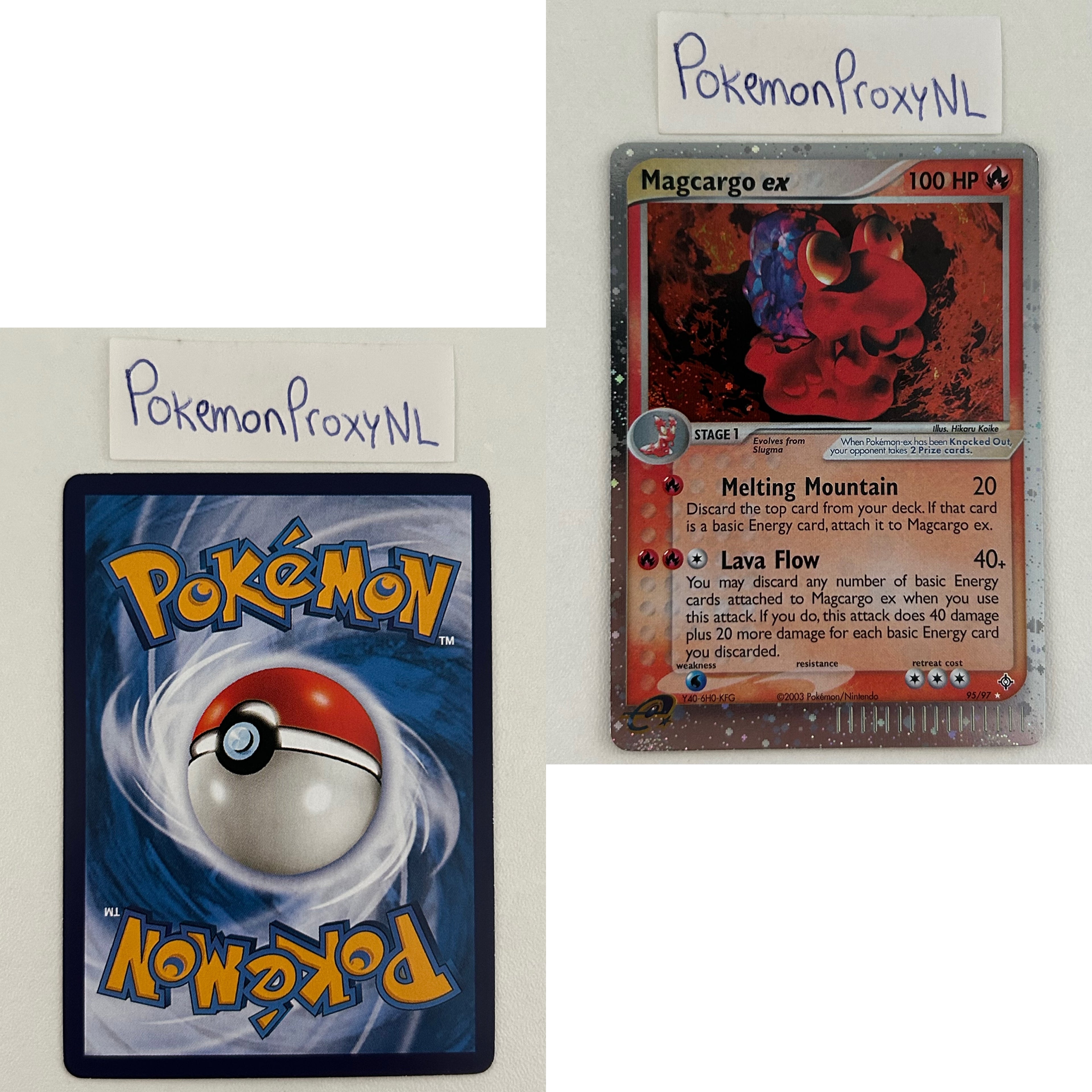 Dragon Set (DR) / 1/97 - 100/97 / 2003 / PROXY Pokémon TCG card(s)