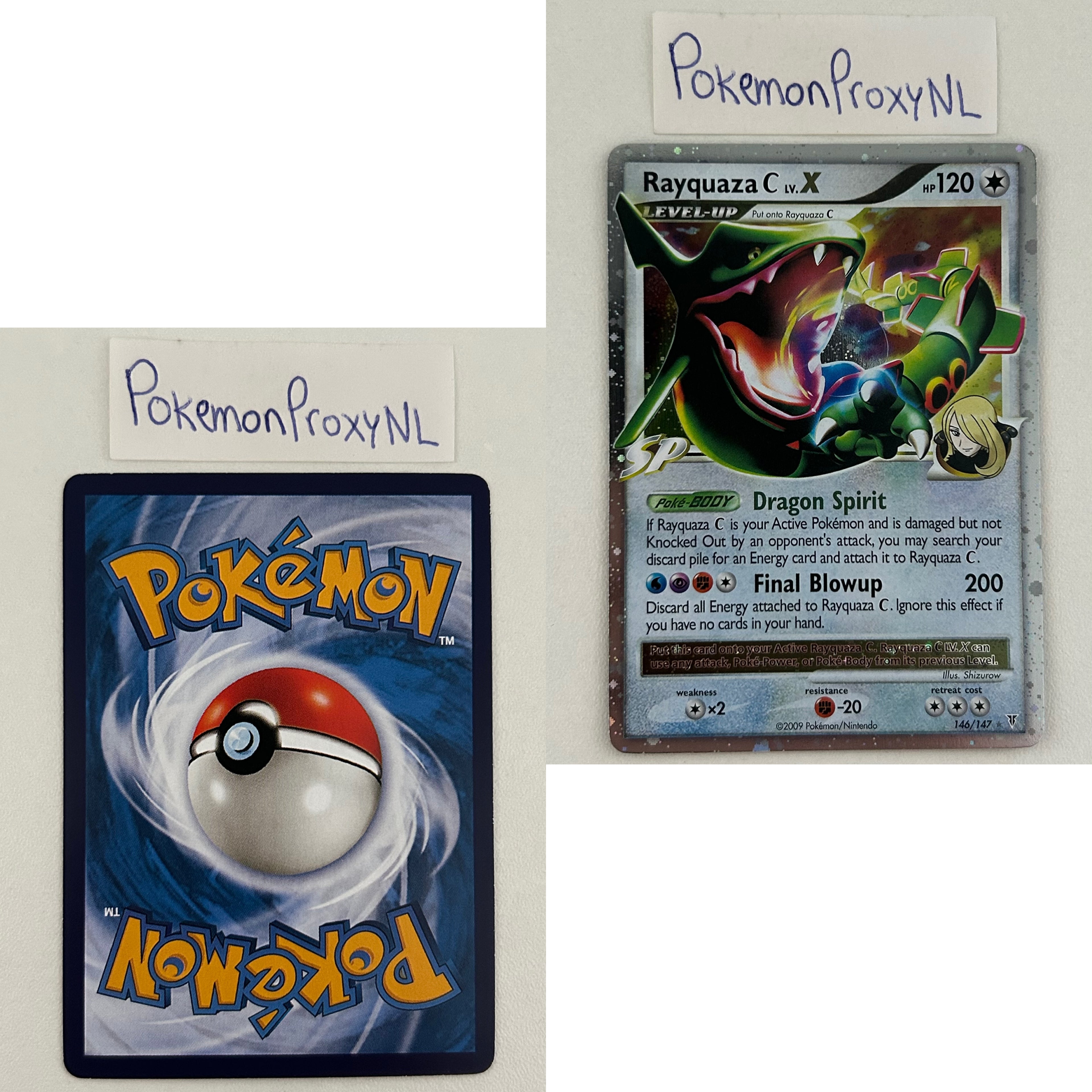 Supreme Victors Set (SV) / 1/147 - 150/147 / 2009 / PROXY Pokémon TCG card(s)