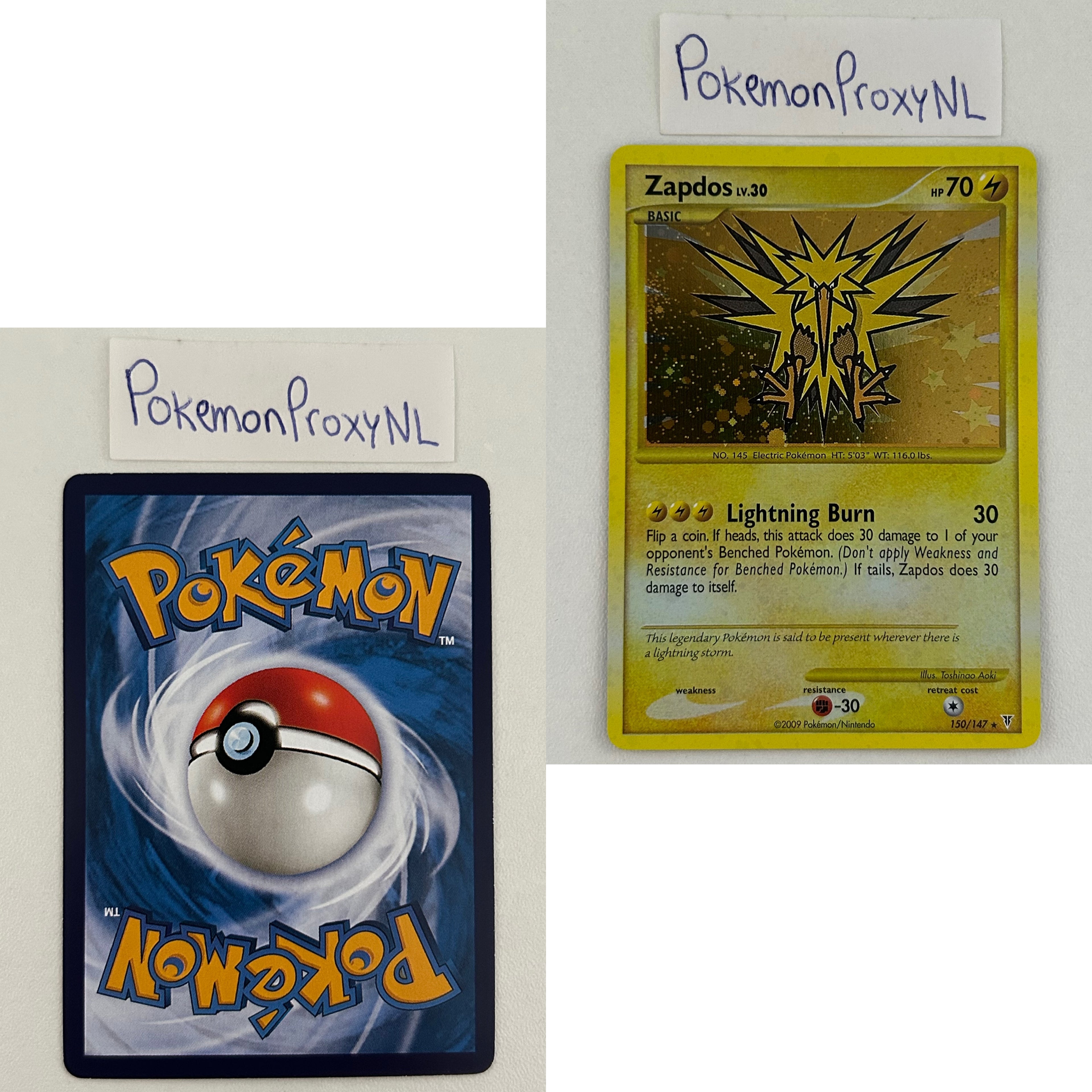 Supreme Victors Set (SV) / 1/147 - 150/147 / 2009 / PROXY Pokémon TCG card(s)
