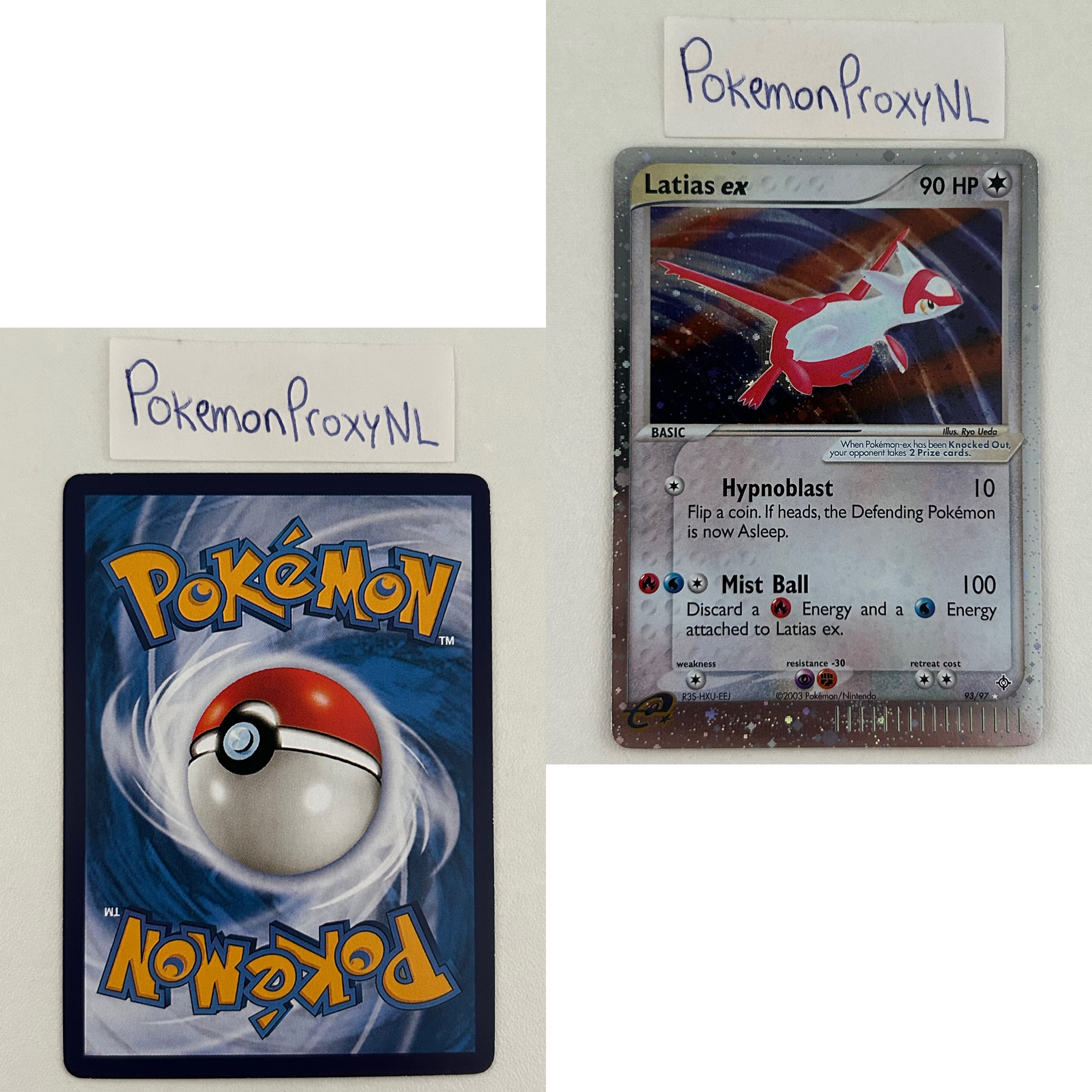 Dragon Set (DR) / 1/97 - 100/97 / 2003 / PROXY Pokémon TCG card(s)