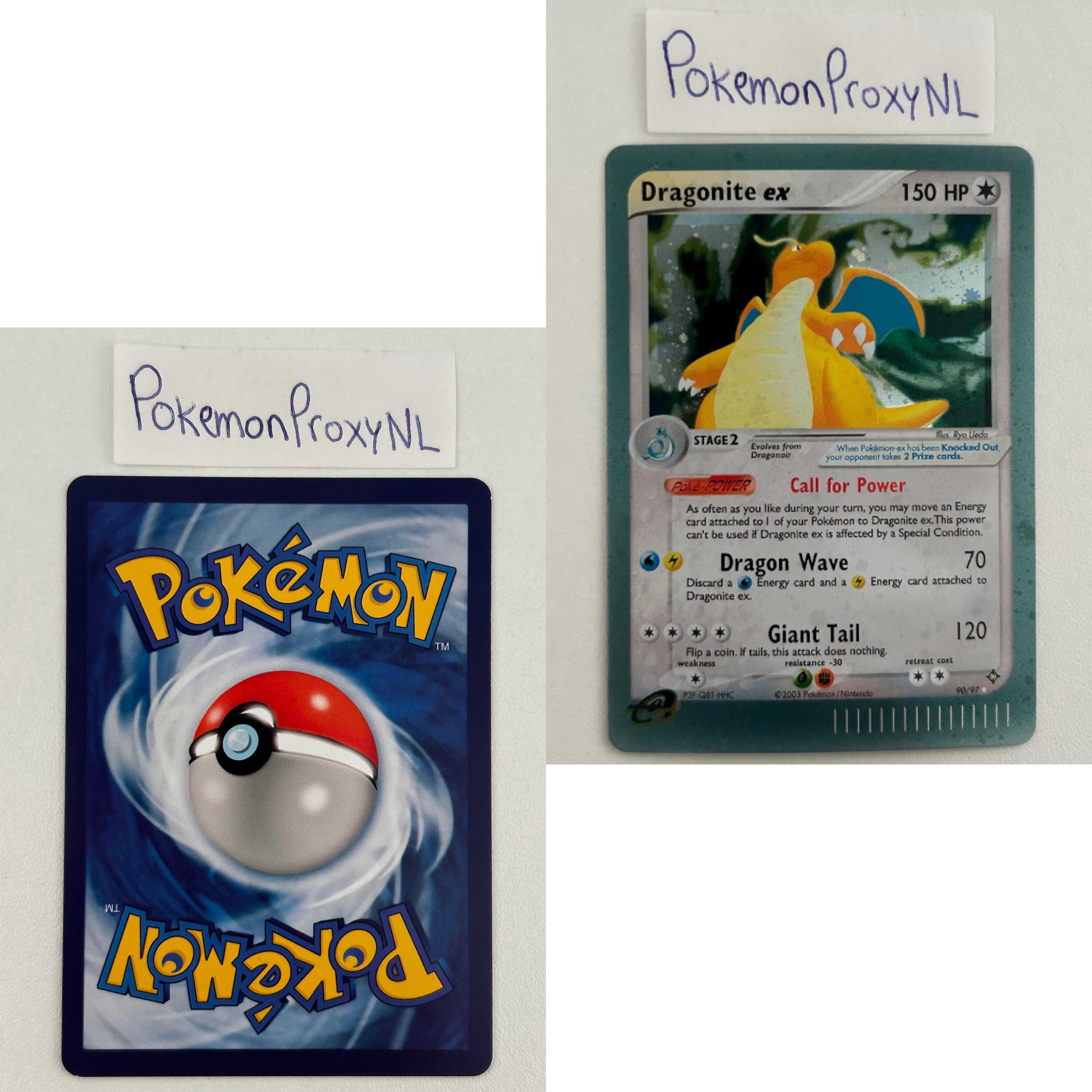 Dragon Set (DR) / 1/97 - 100/97 / 2003 / PROXY Pokémon TCG card(s)