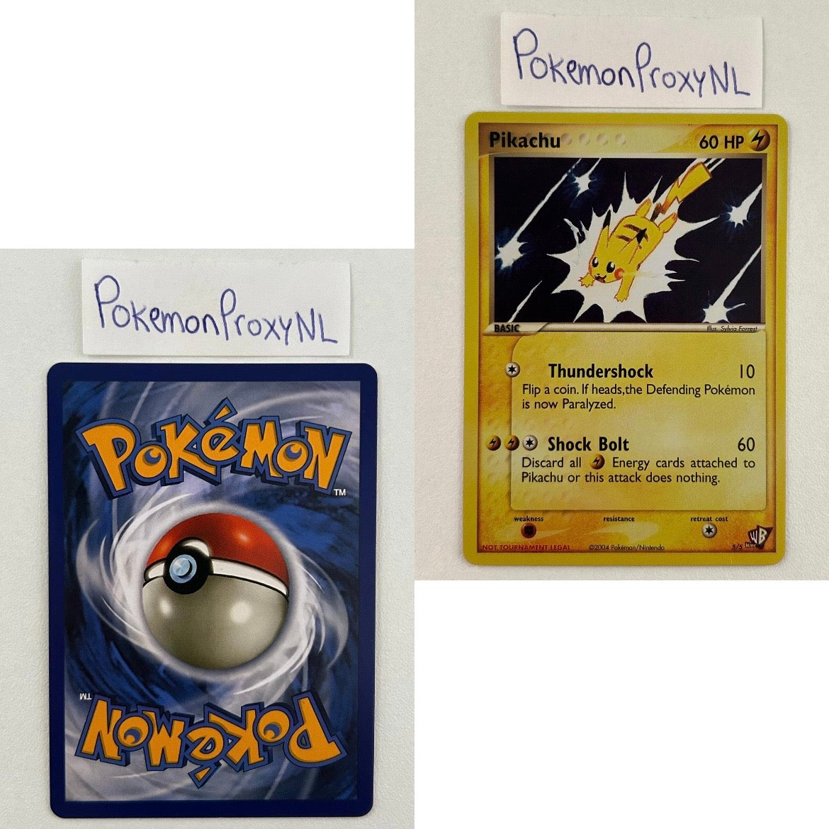 Kids' WB! Poké Card Creator Set (PCCP) / 1/5 - 5/5 / 2004 / PROXY Pokémon TCG card(s)