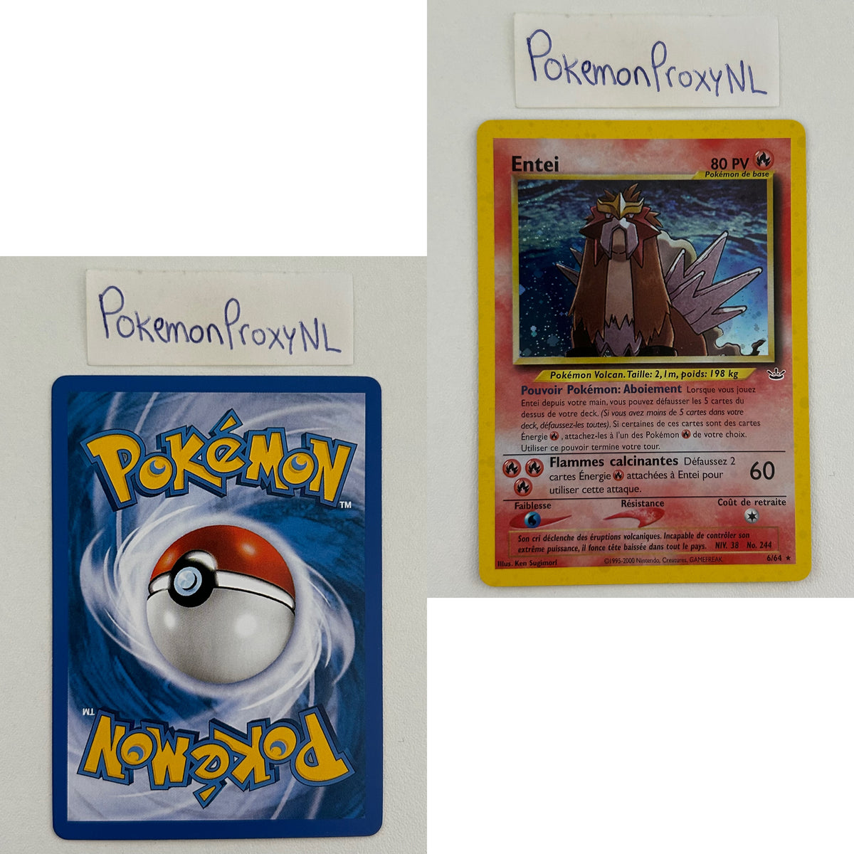 Néo Révélation Set (Français) (NR) / 2001 / PROXY Pokémon TCG card(s)