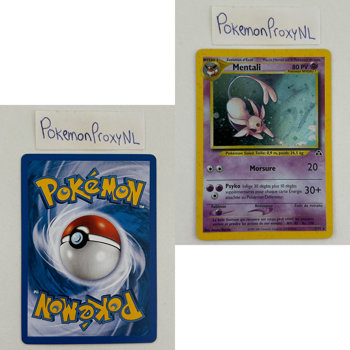 Néo Discovery Set (Français) (NDI) / 2001 / PROXY Pokémon TCG card(s)
