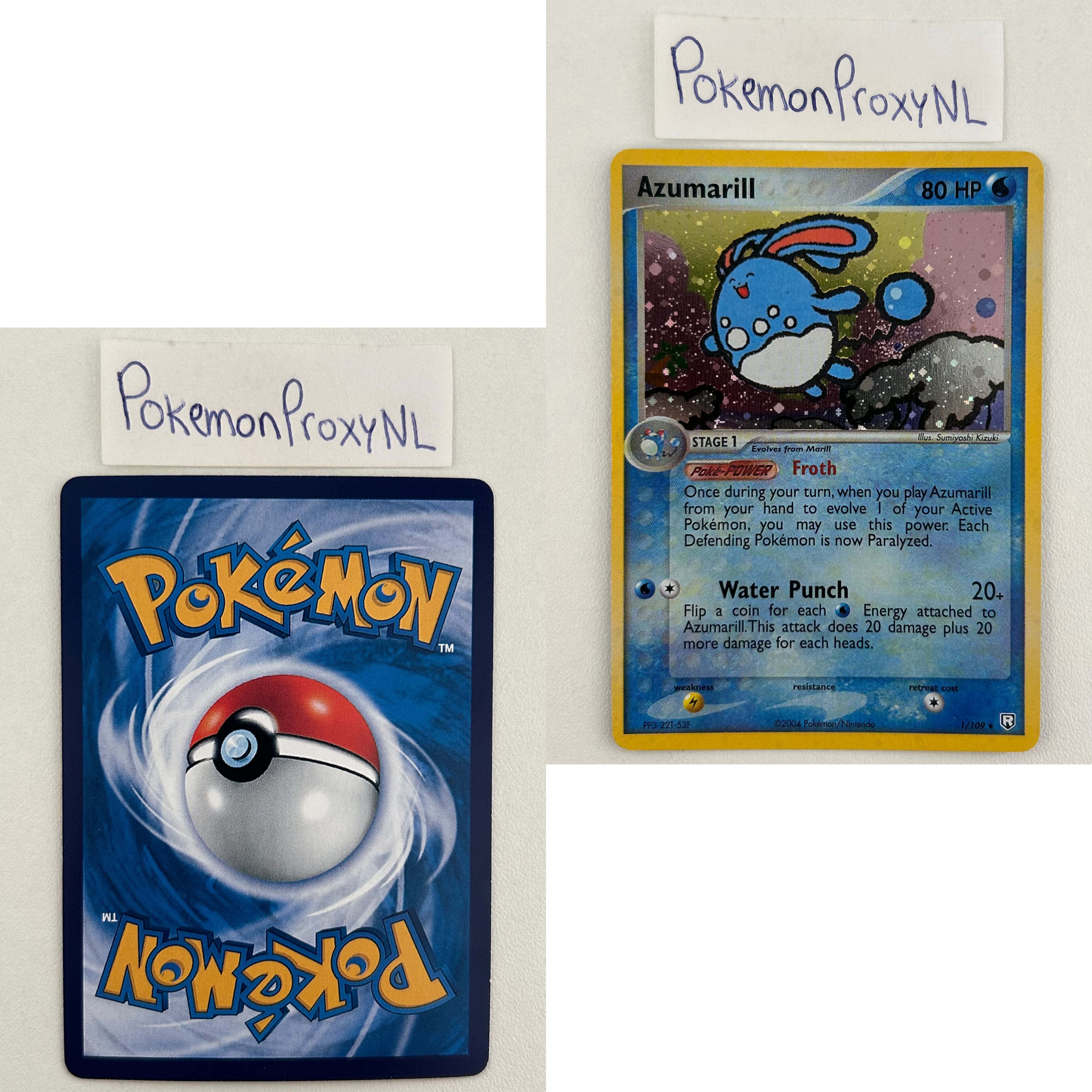 Team Rocket Returns Set (TR) / 1/109 - 111/109 / 2004 / PROXY Pokémon TCG card(s)