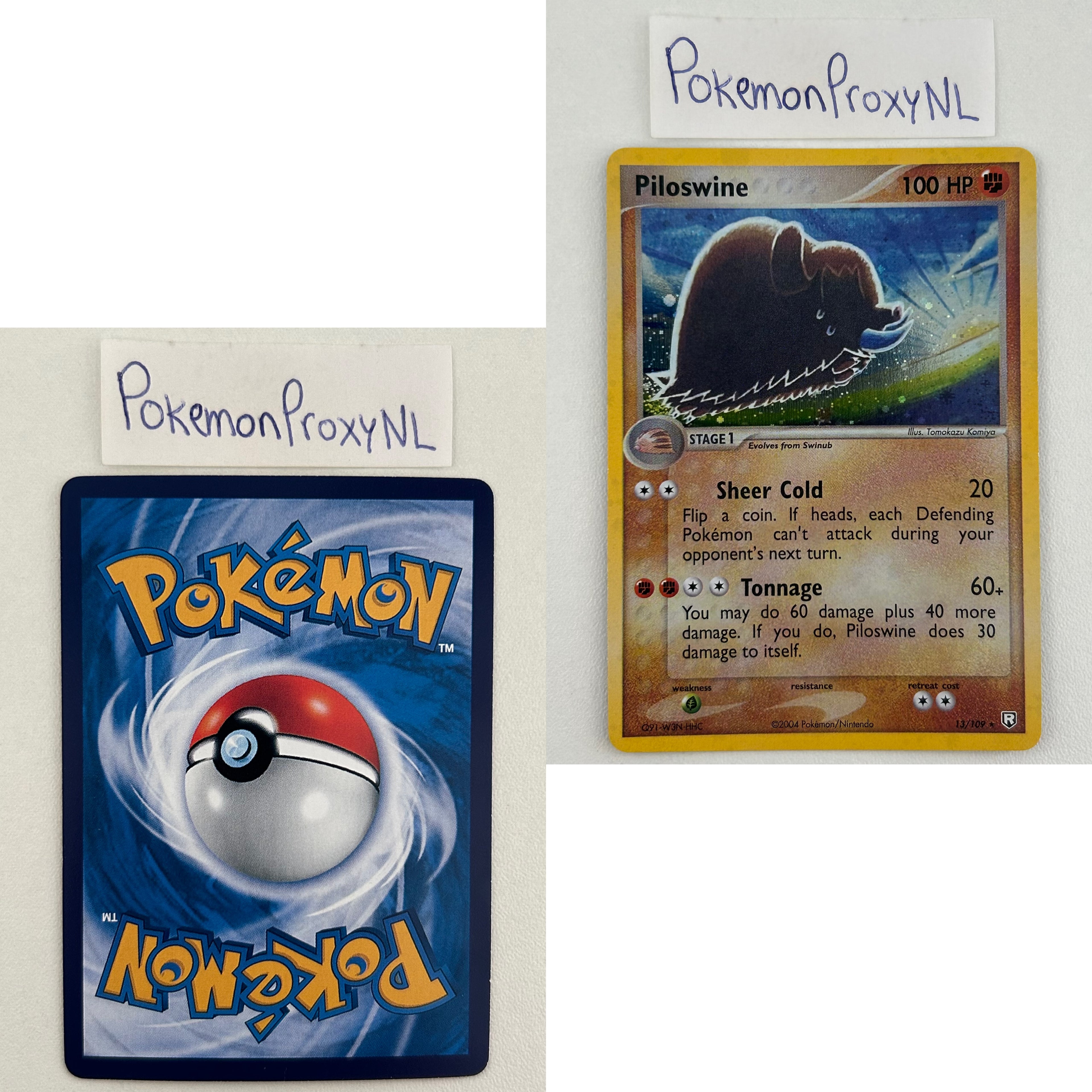 Team Rocket Returns Set (TR) / 1/109 - 111/109 / 2004 / PROXY Pokémon TCG card(s)