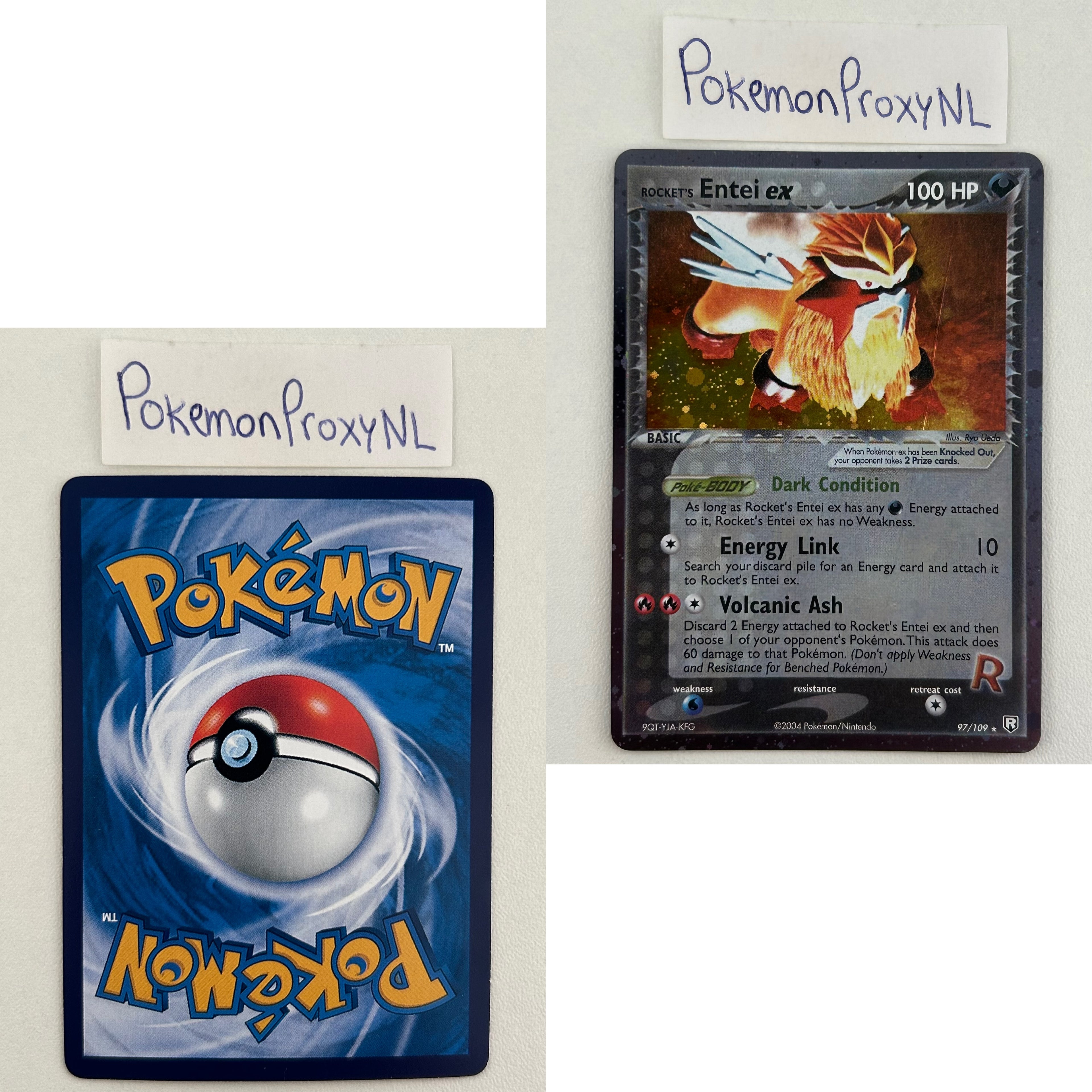 Team Rocket Returns Set (TR) / 1/109 - 111/109 / 2004 / PROXY Pokémon TCG card(s)