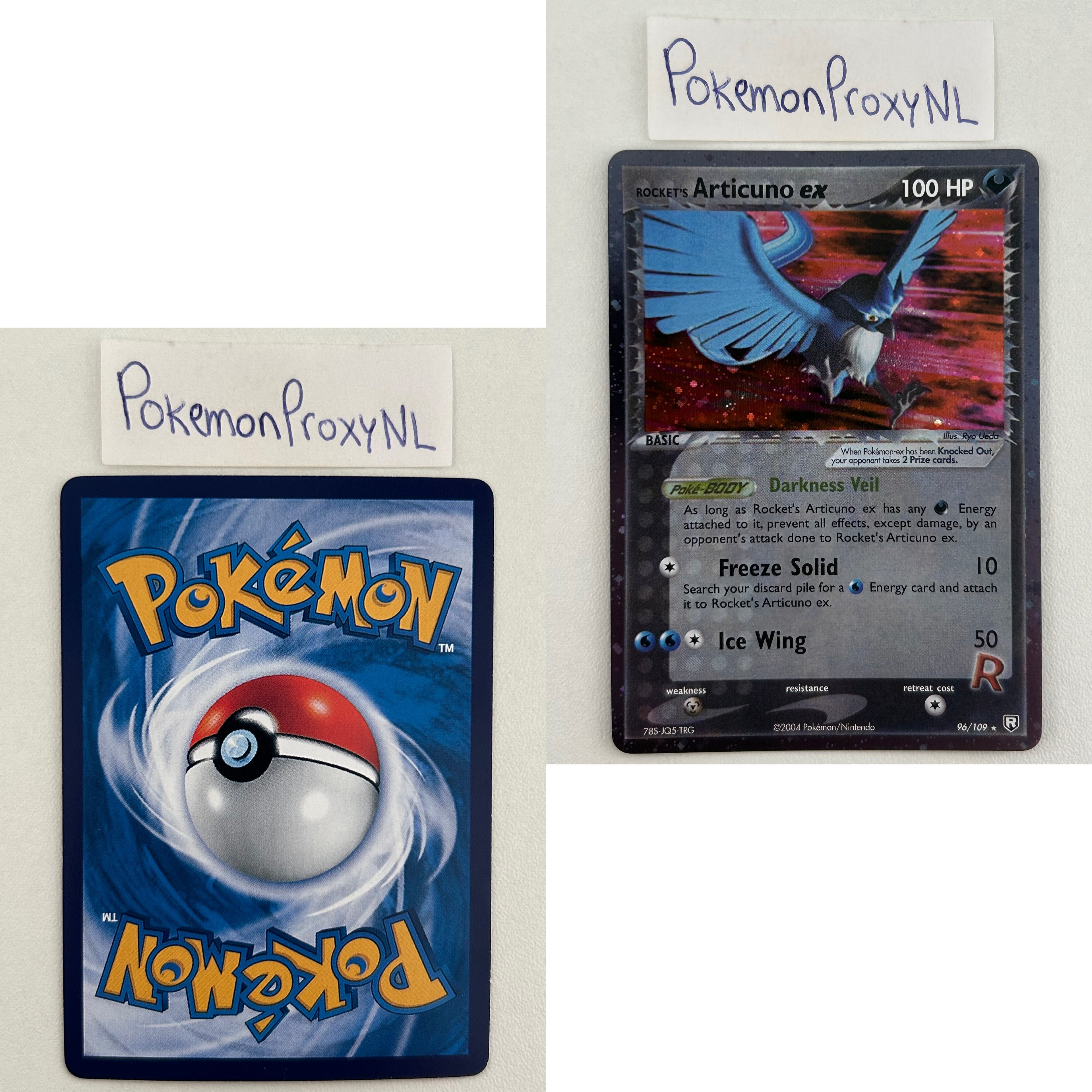 Team Rocket Returns Set (TR) / 1/109 - 111/109 / 2004 / PROXY Pokémon TCG card(s)