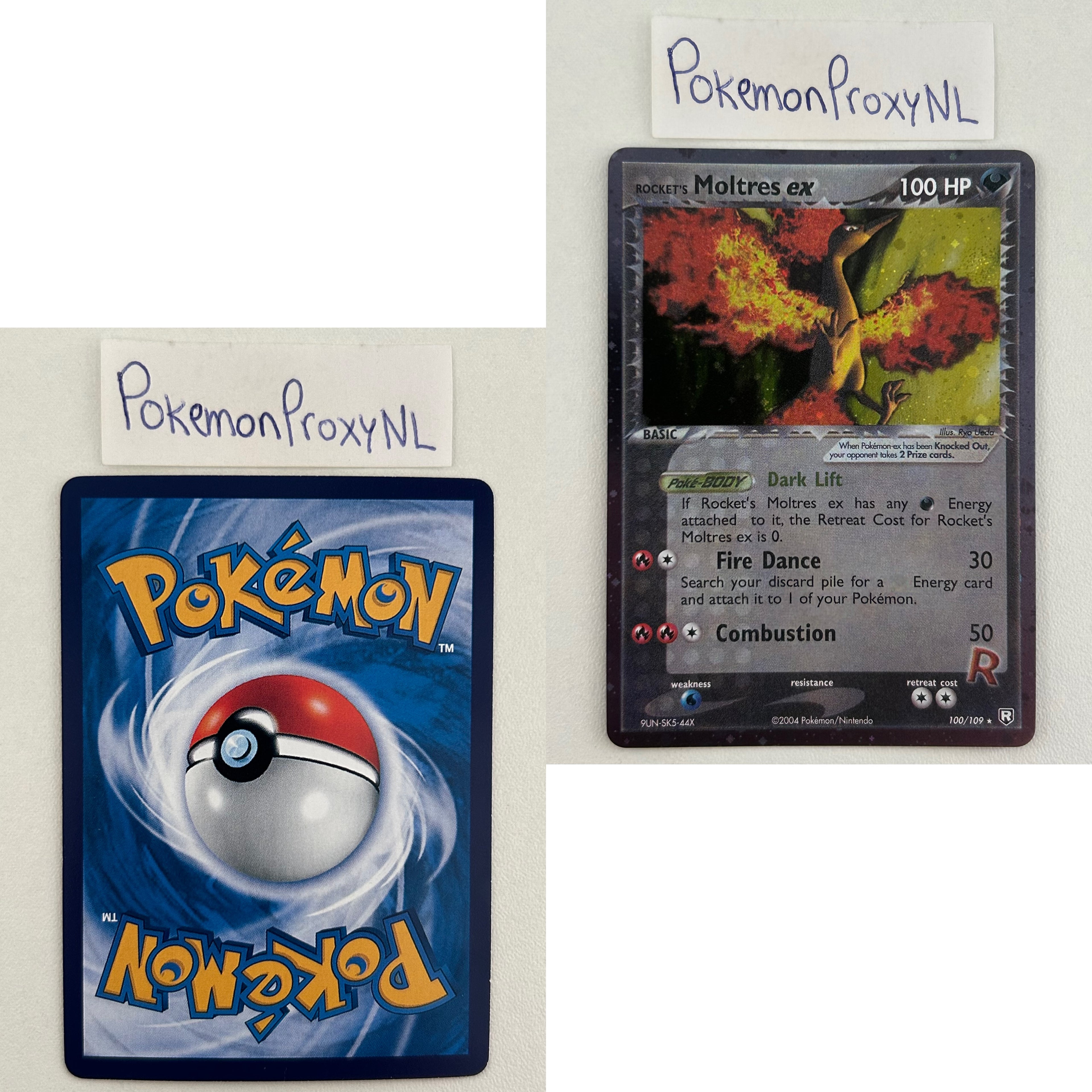 Team Rocket Returns Set (TR) / 1/109 - 111/109 / 2004 / PROXY Pokémon TCG card(s)