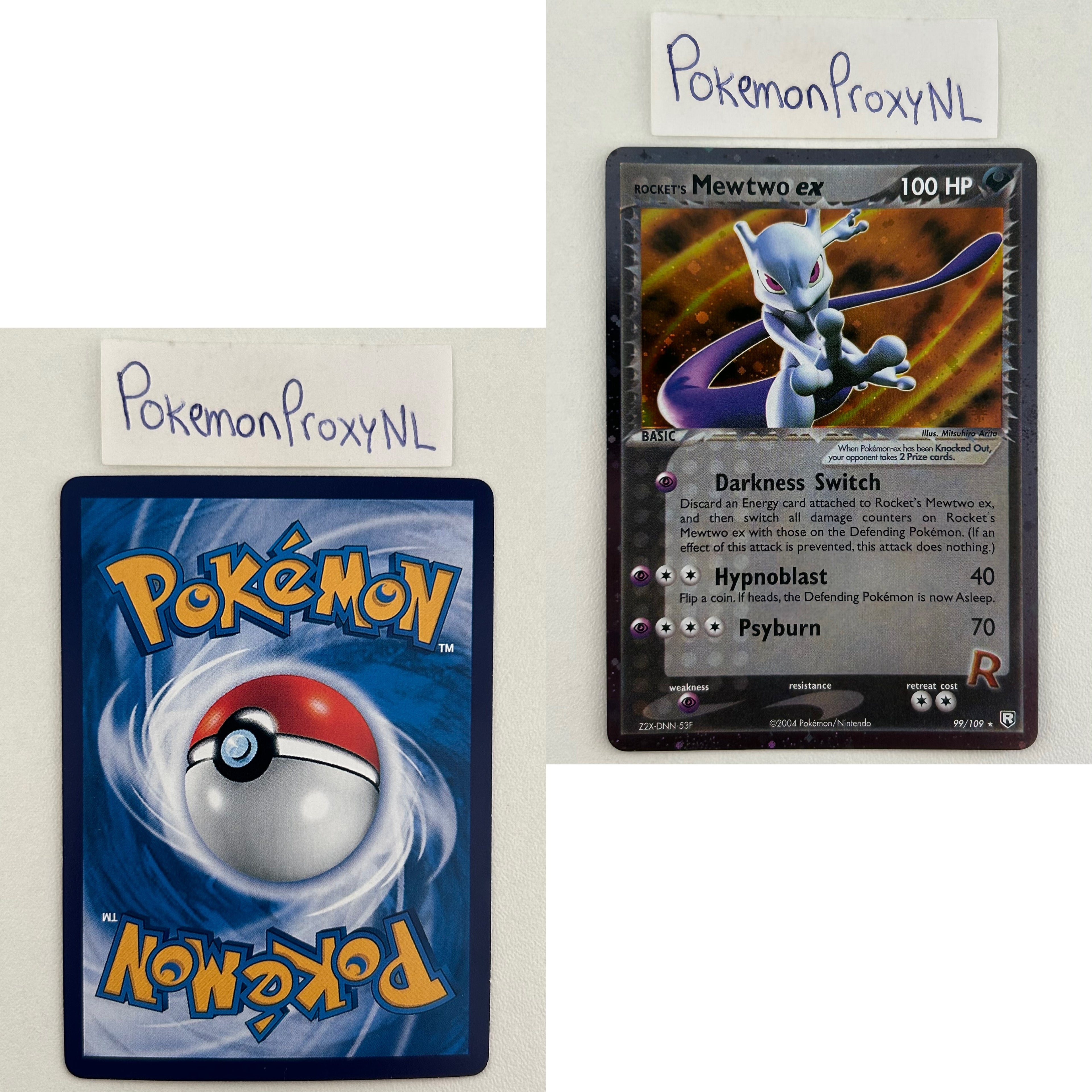 Team Rocket Returns Set (TR) / 1/109 - 111/109 / 2004 / PROXY Pokémon TCG card(s)
