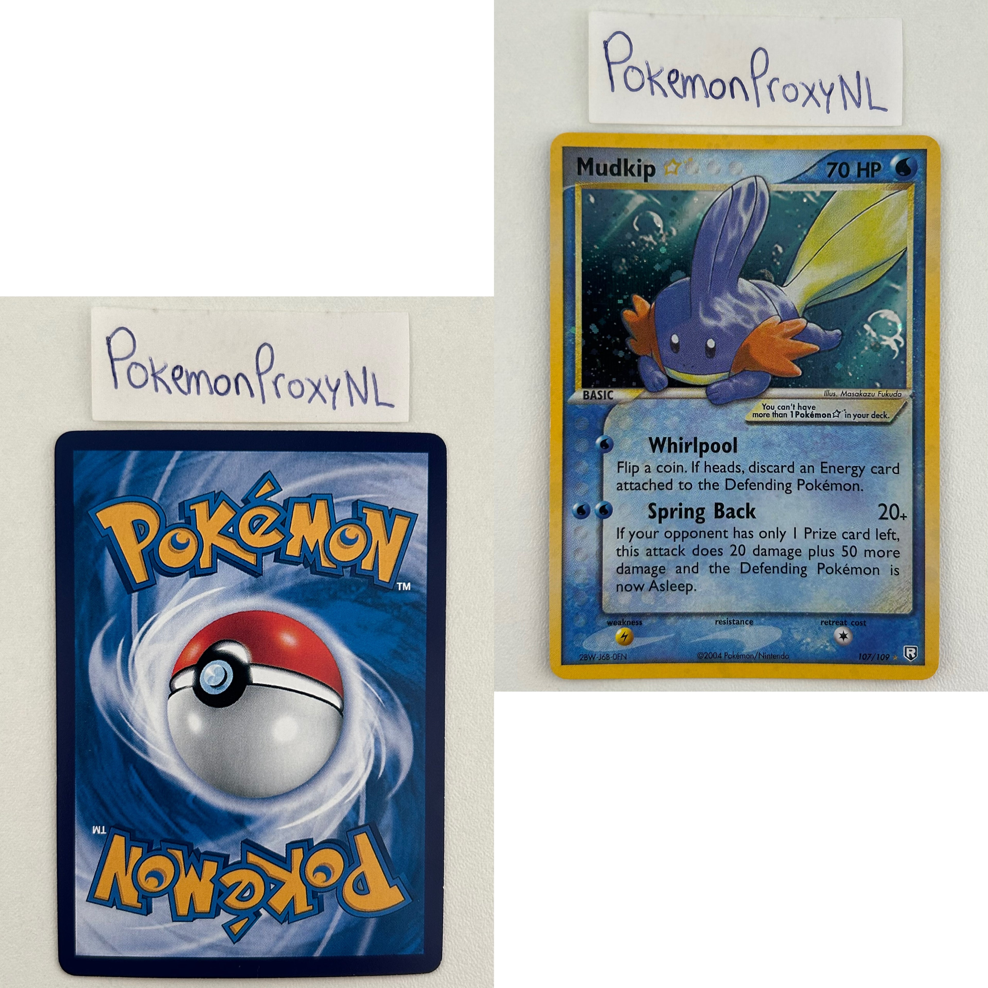 Team Rocket Returns Set (TR) / 1/109 - 111/109 / 2004 / PROXY Pokémon TCG card(s)