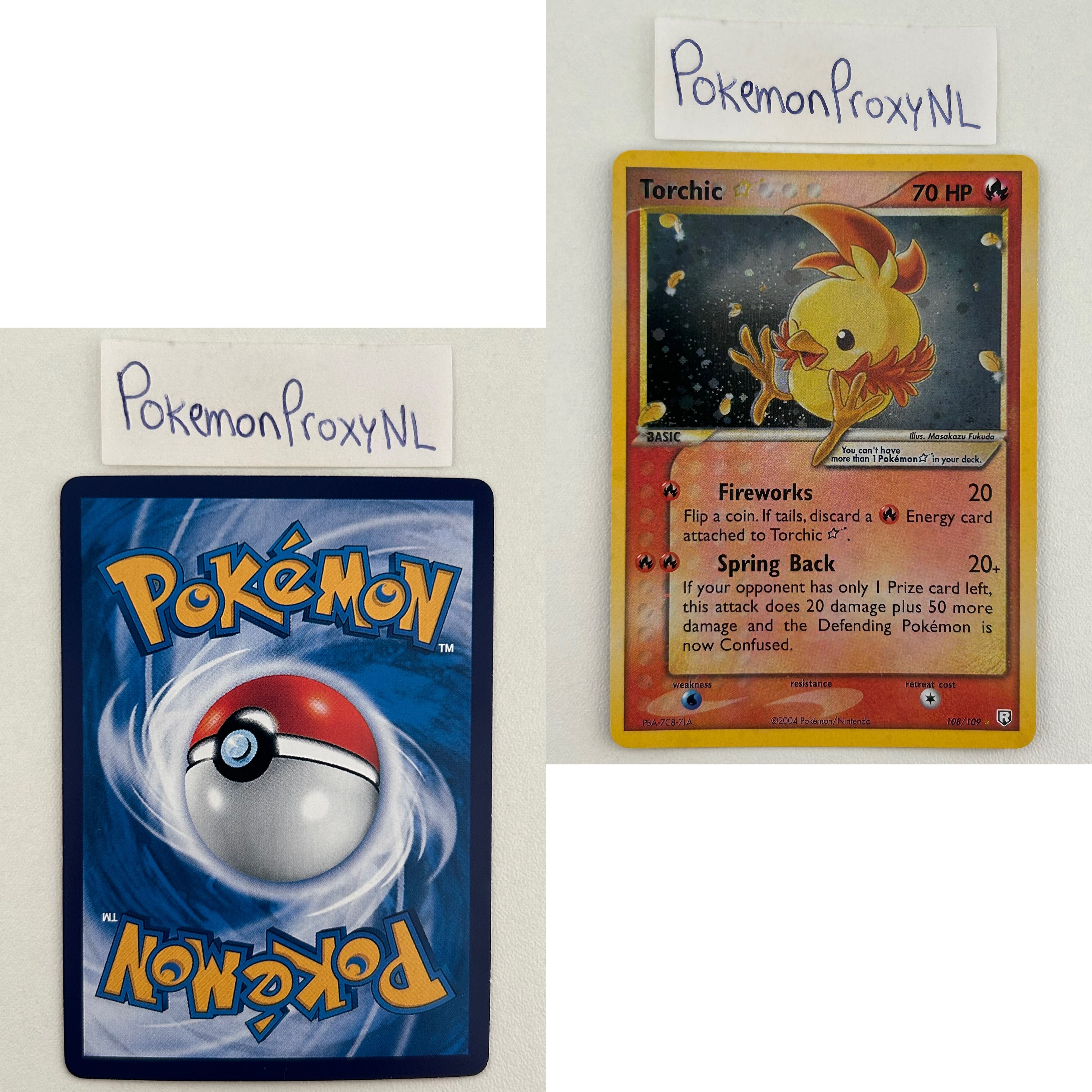 Team Rocket Returns Set (TR) / 1/109 - 111/109 / 2004 / PROXY Pokémon TCG card(s)