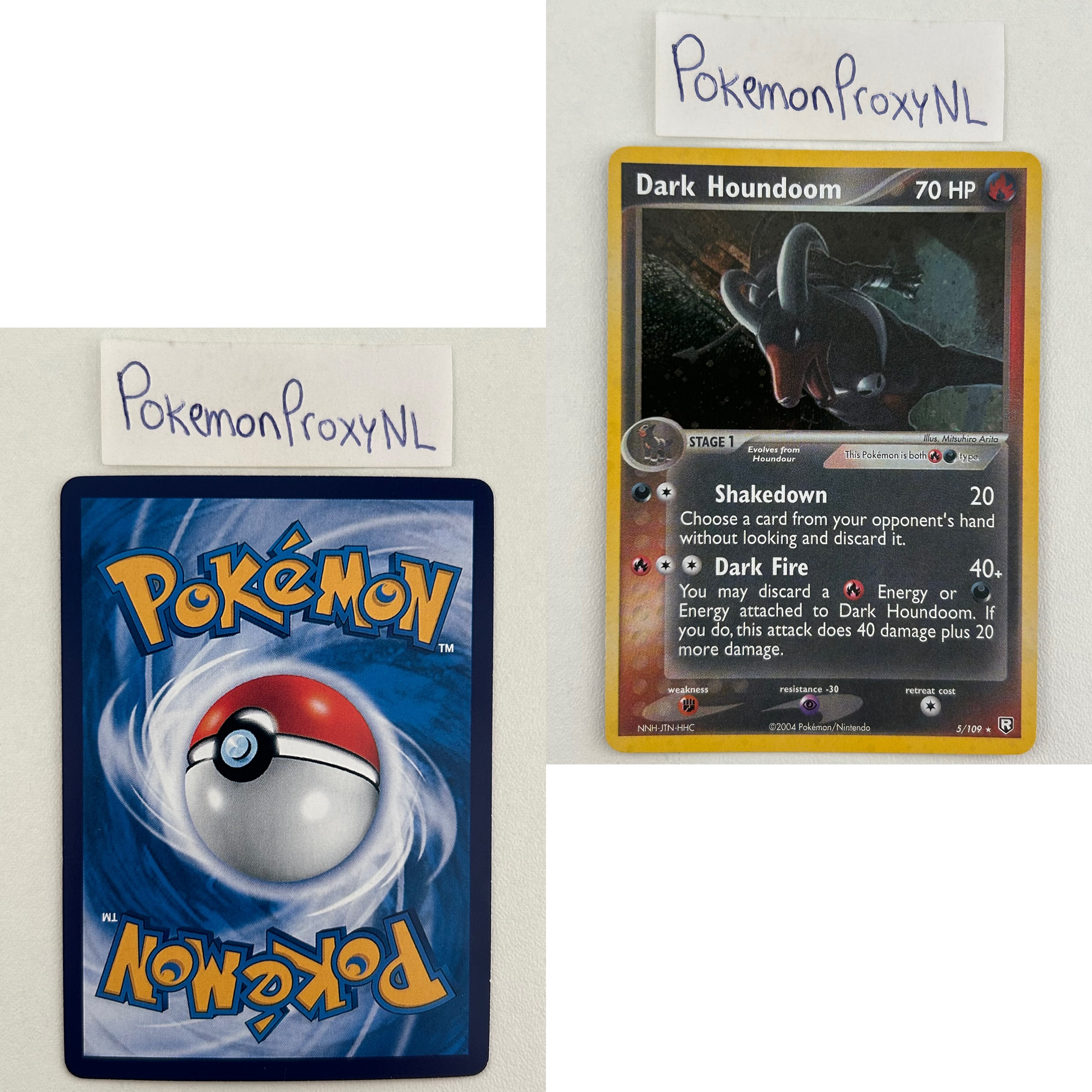 Team Rocket Returns Set (TR) / 1/109 - 111/109 / 2004 / PROXY Pokémon TCG card(s)