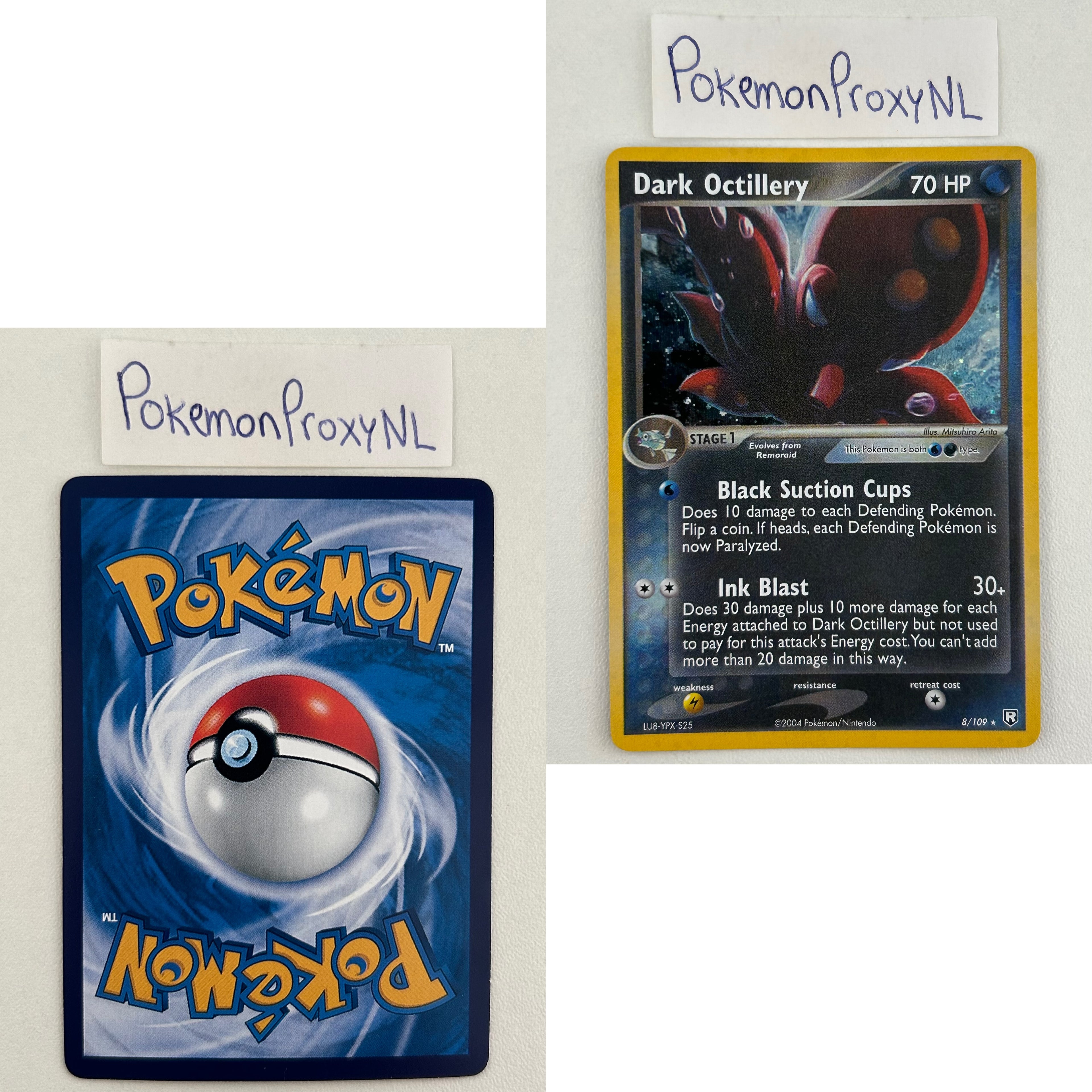 Team Rocket Returns Set (TR) / 1/109 - 111/109 / 2004 / PROXY Pokémon TCG card(s)