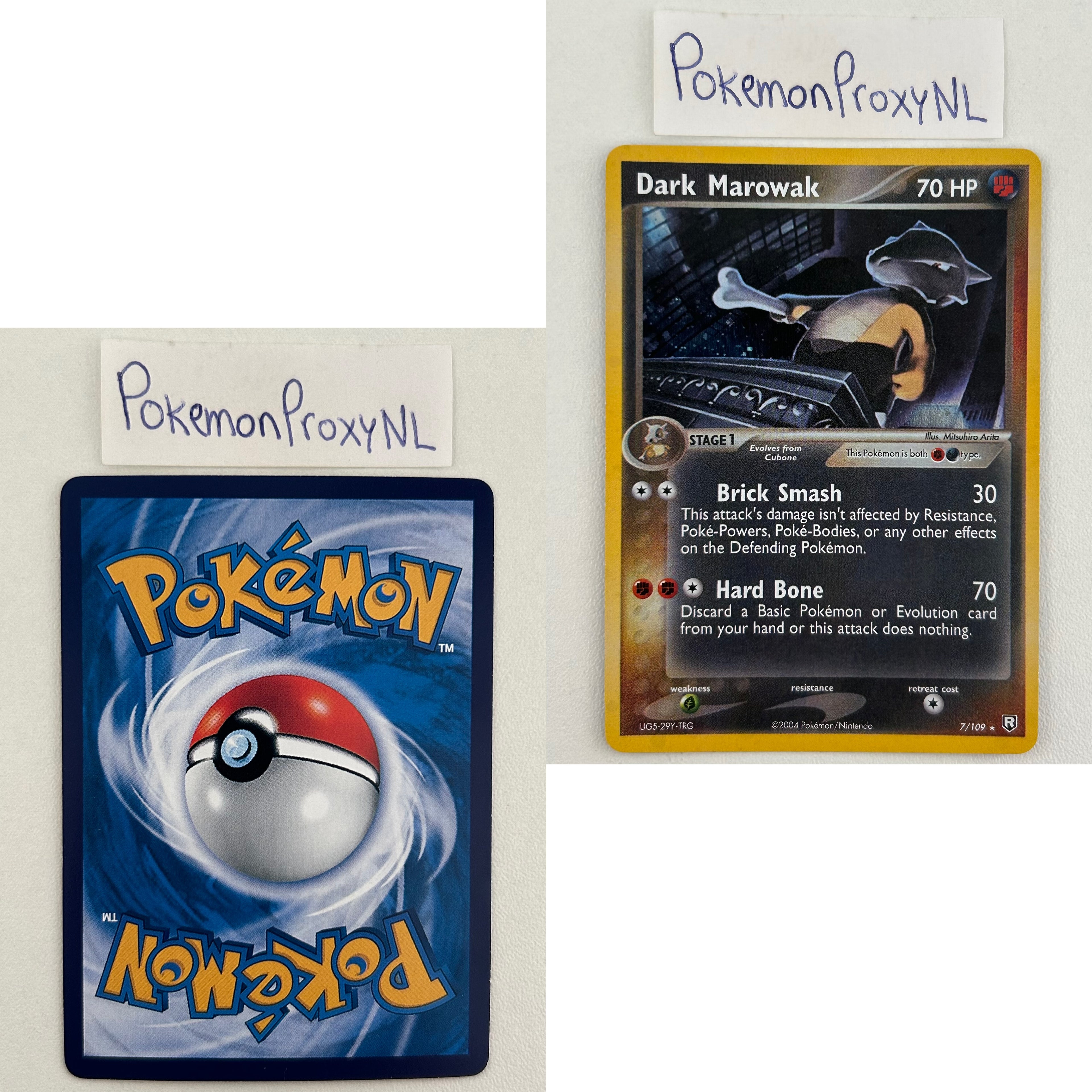 Team Rocket Returns Set (TR) / 1/109 - 111/109 / 2004 / PROXY Pokémon TCG card(s)