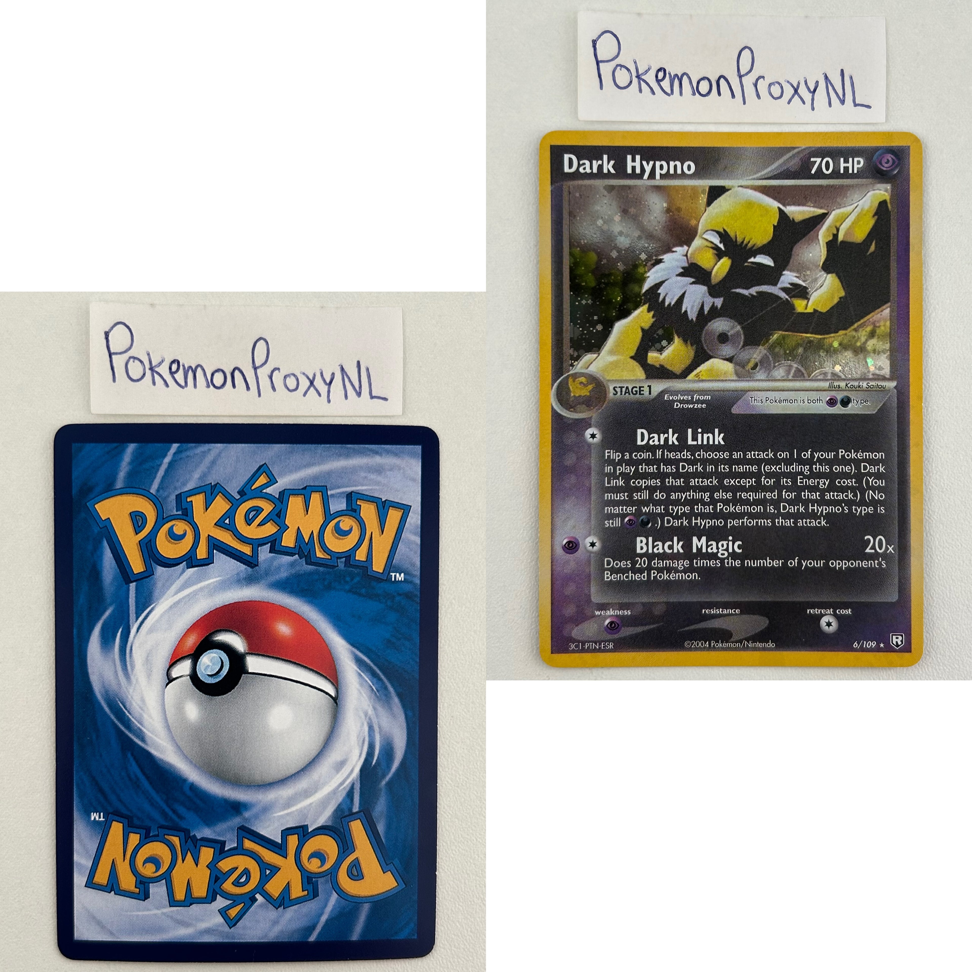 Team Rocket Returns Set (TR) / 1/109 - 111/109 / 2004 / PROXY Pokémon TCG card(s)